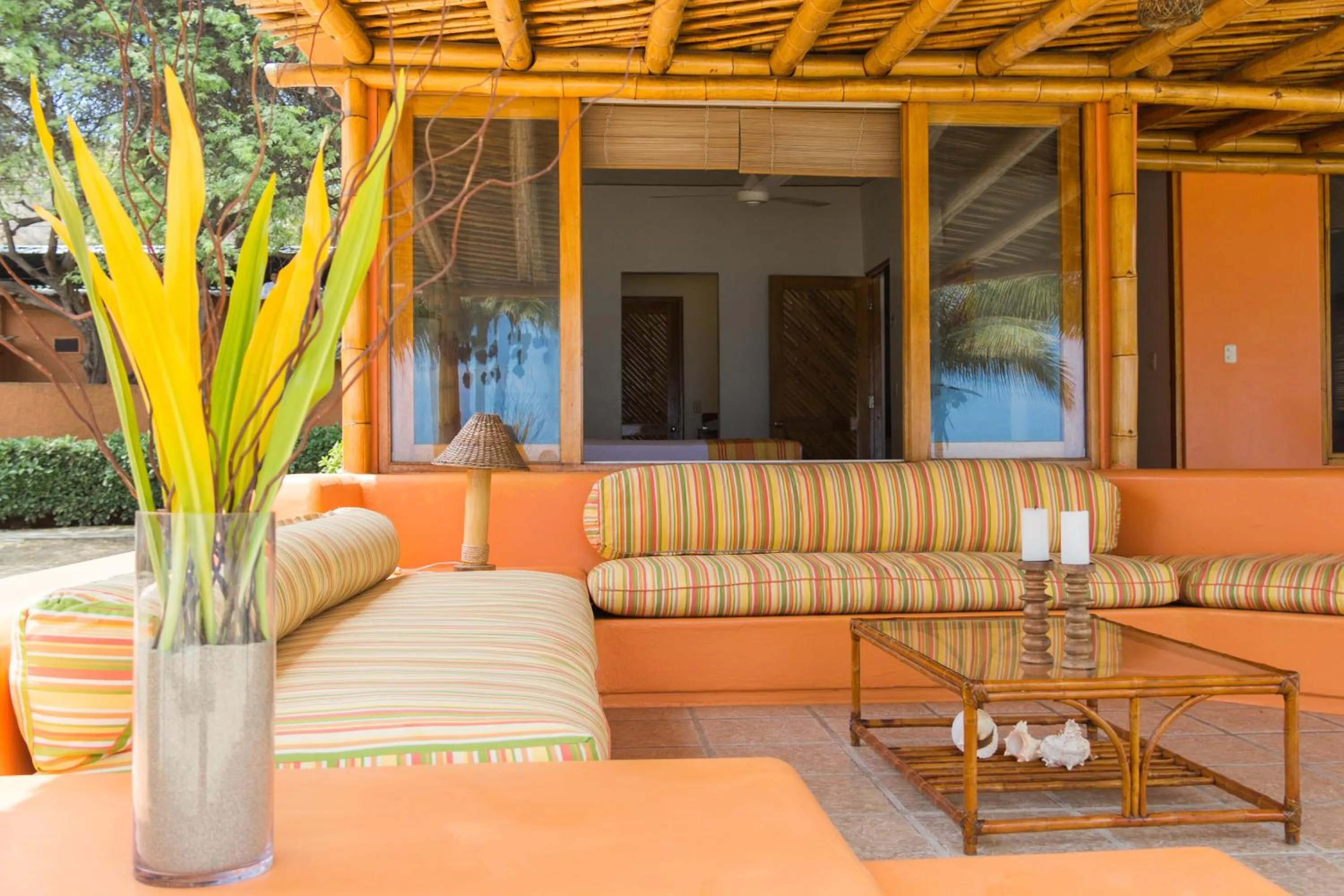 Patio in Punta Sal Suites & Bungalows Resort