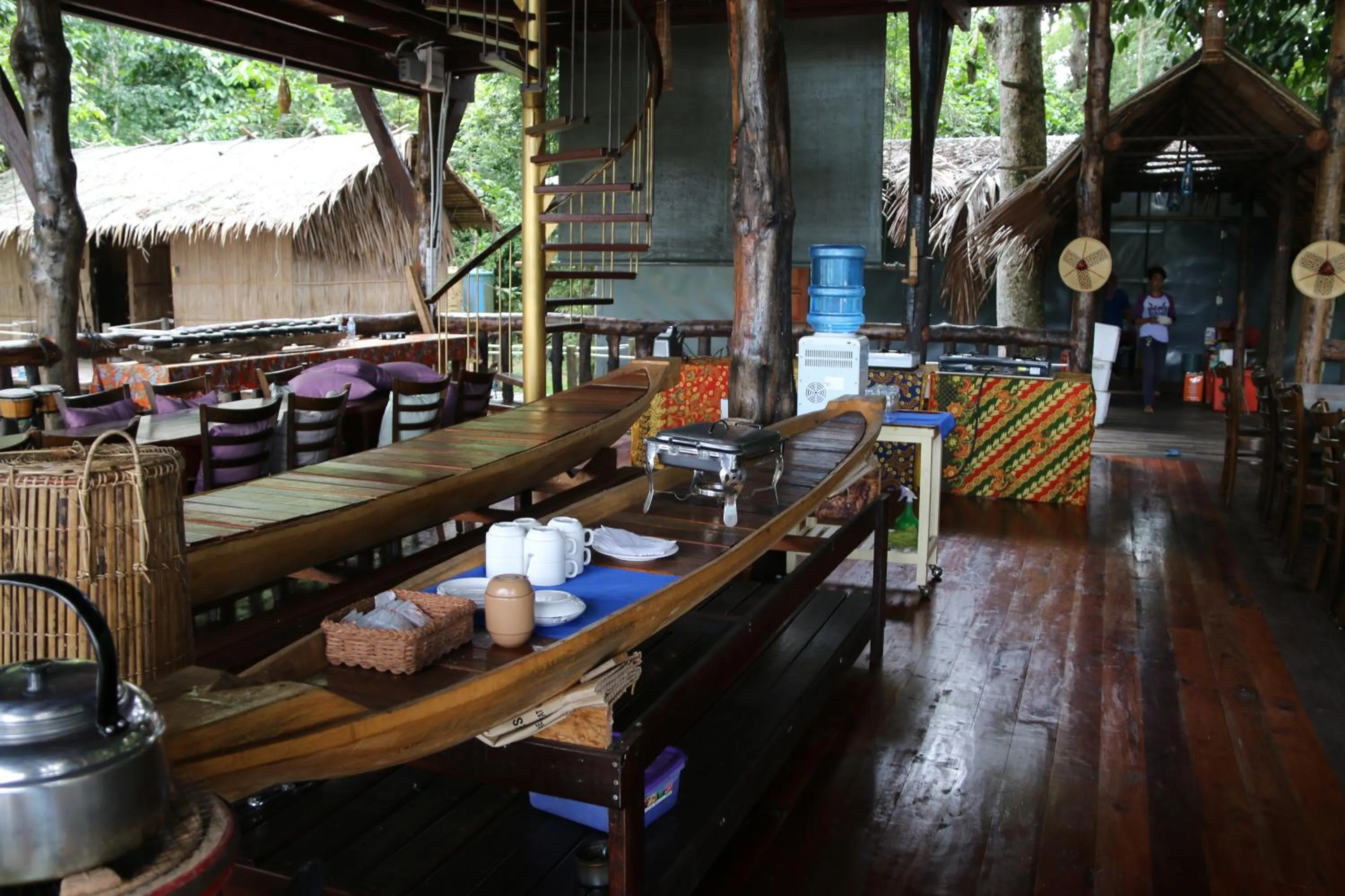 Restaurant/places to eat in Borneo Natural Sukau Bilit Resort