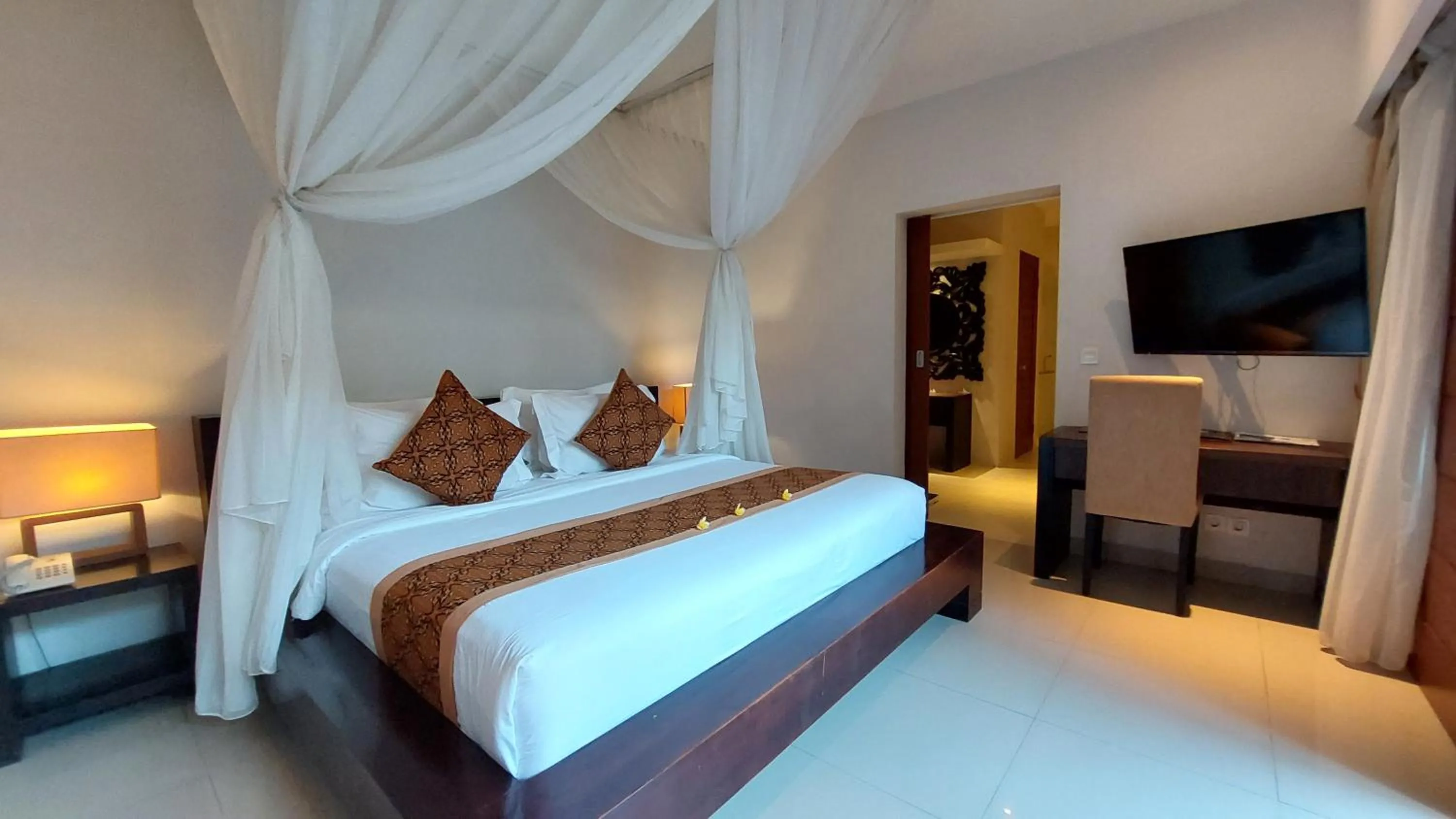 Bed in The Light Exclusive Villas and SPA