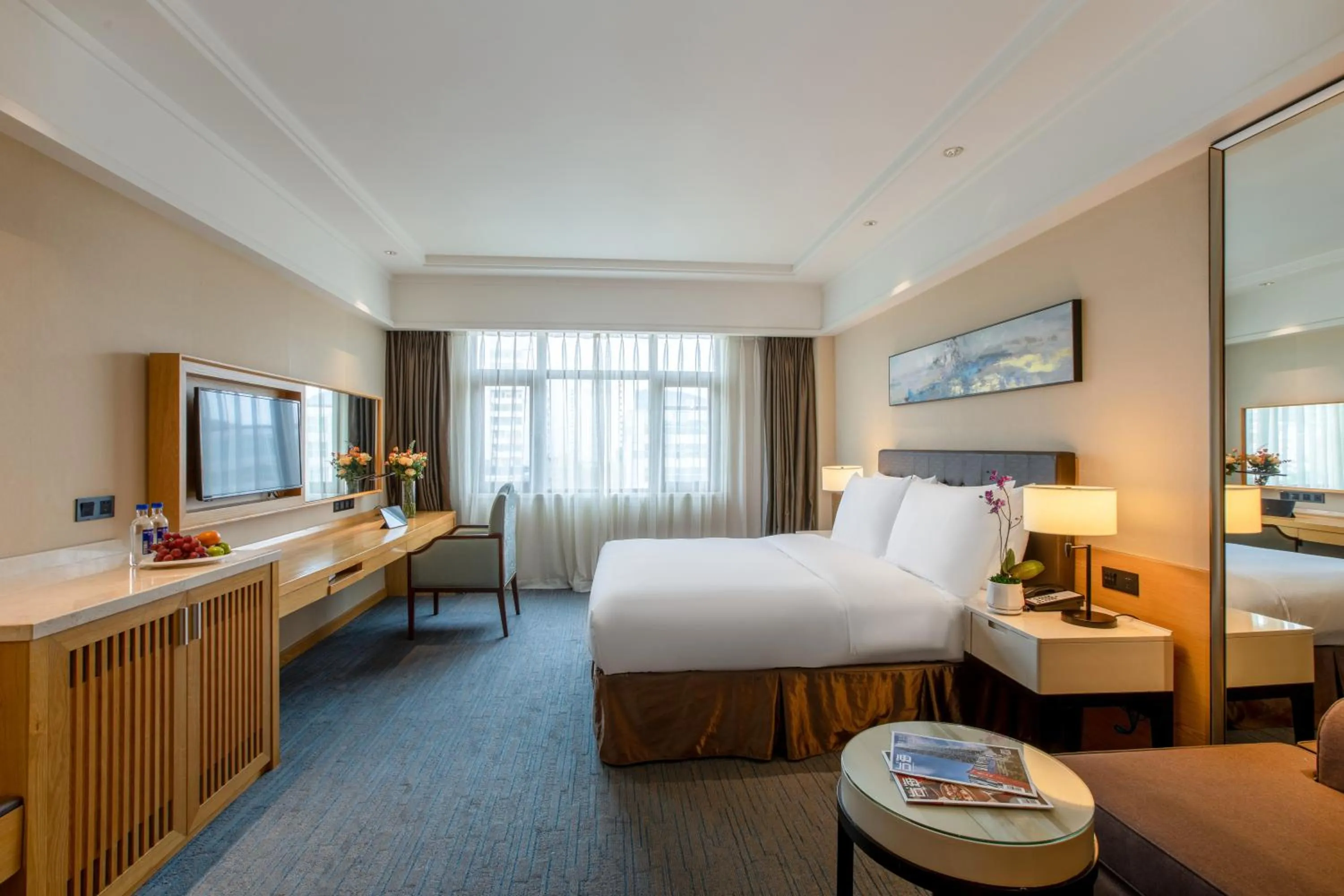 Photo of the whole room, Bed in Yiho Hotel Xiamen Huli