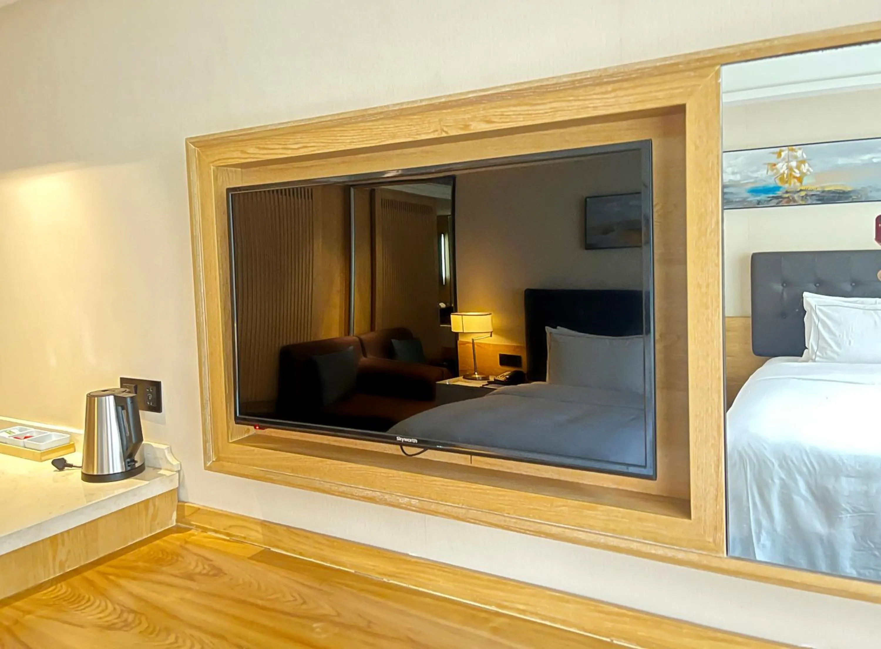 TV and multimedia, Bed in Yiho Hotel Xiamen Huli