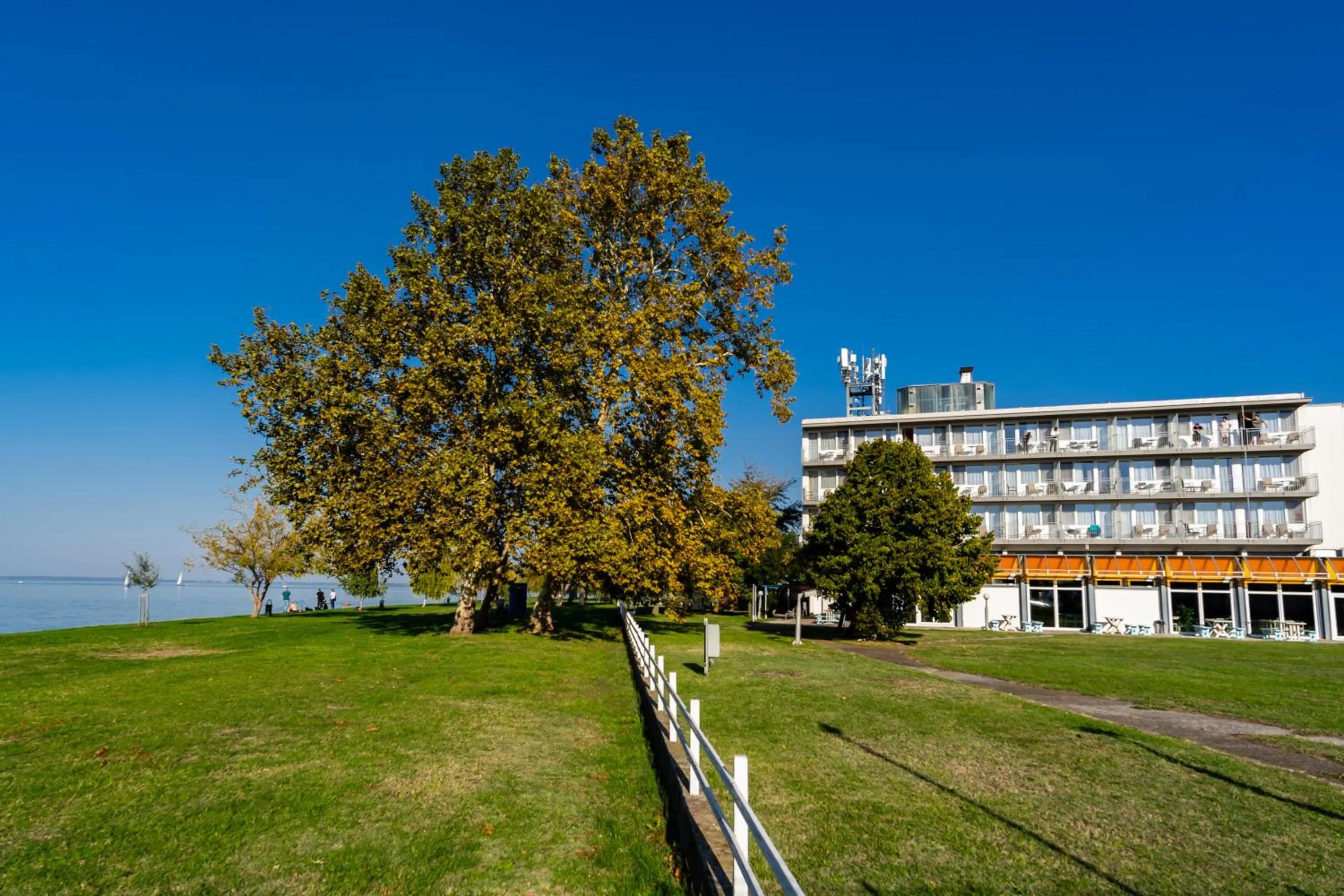 Property building in Plazs Hotel Siófok
