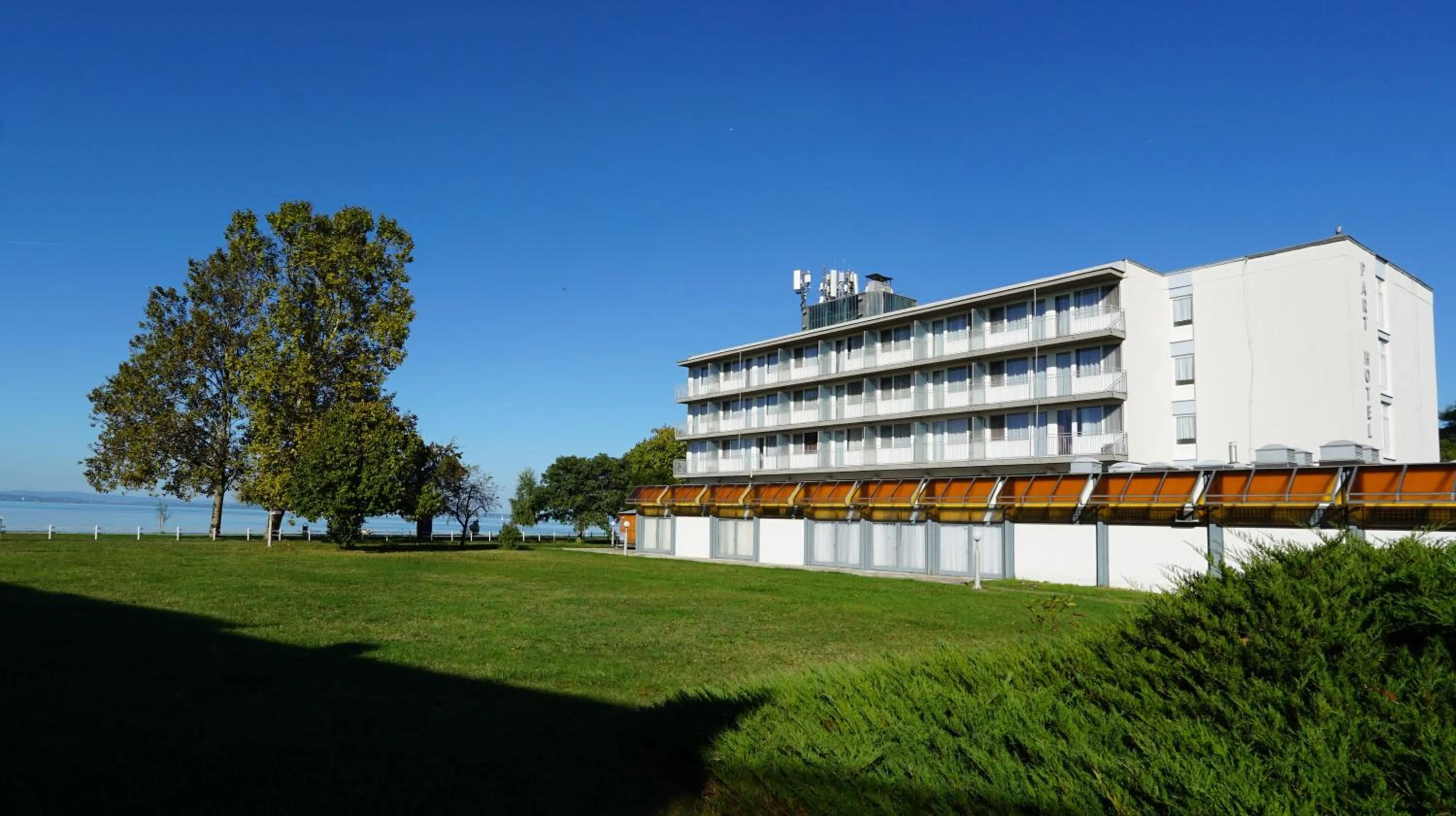 Property building in Plazs Hotel Siófok