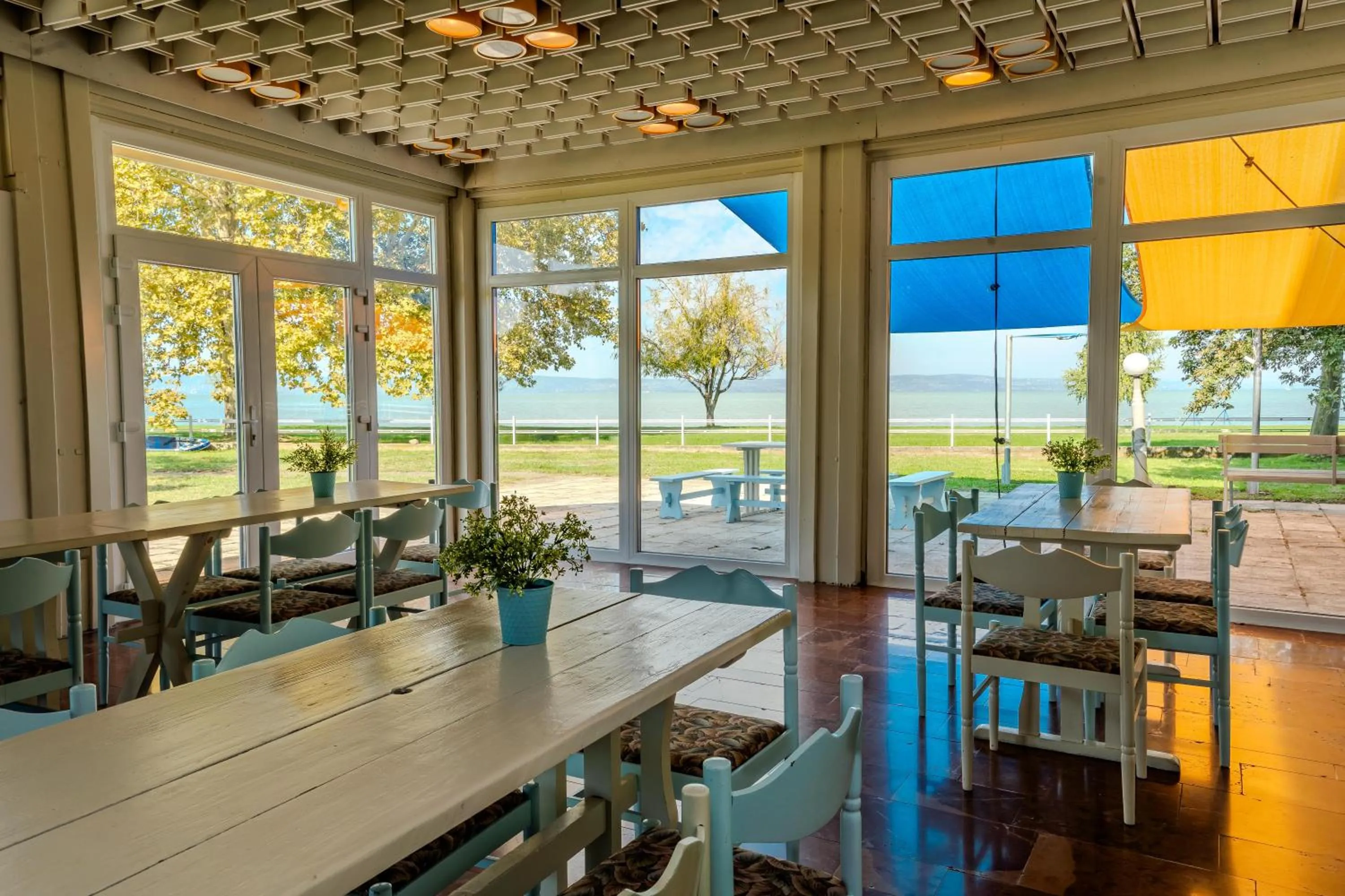 Lake view in Plazs Hotel Siófok