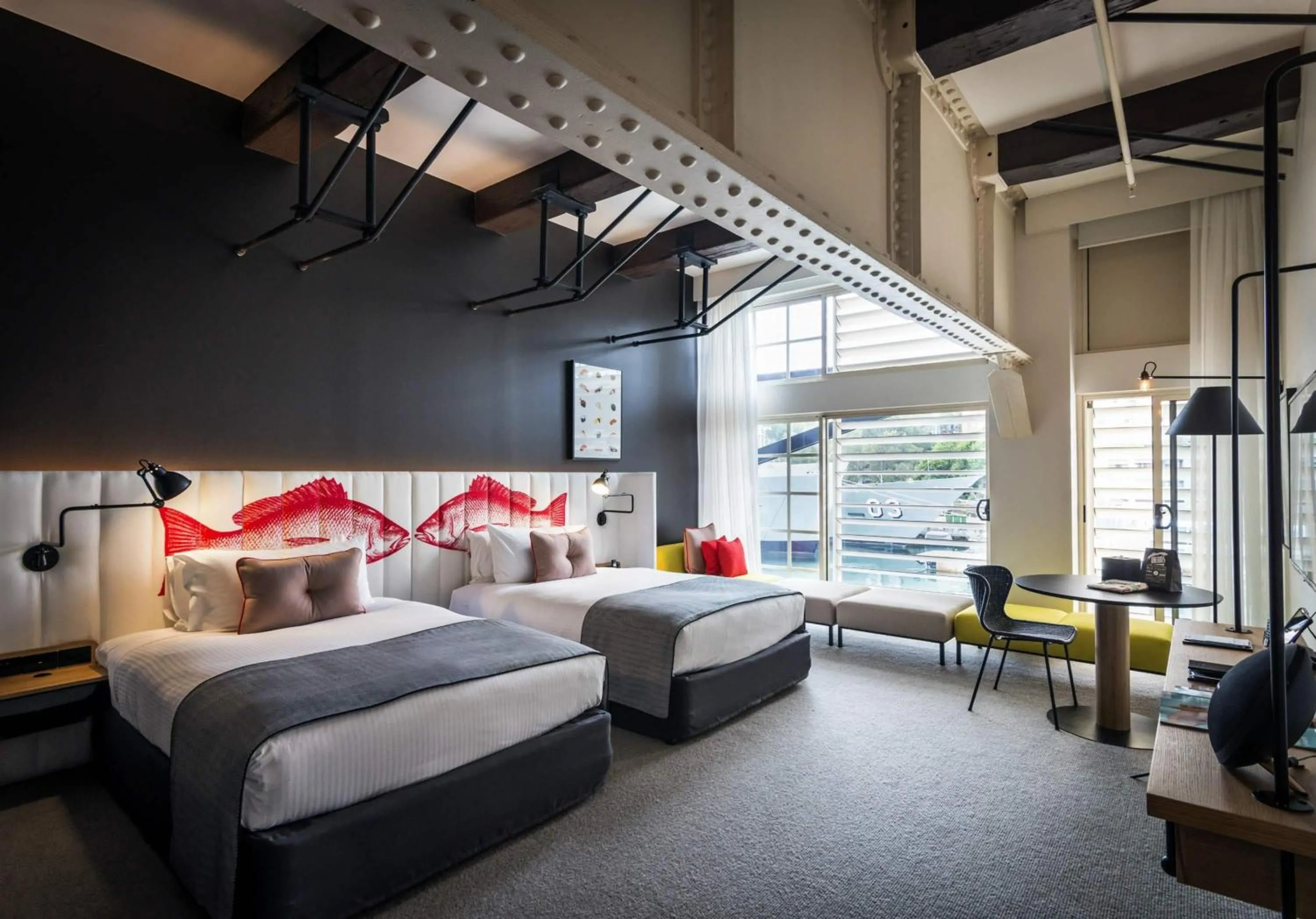 Photo of the whole room, Bed in Ovolo Sydney Woolloomooloo, a Wyndham Hotel