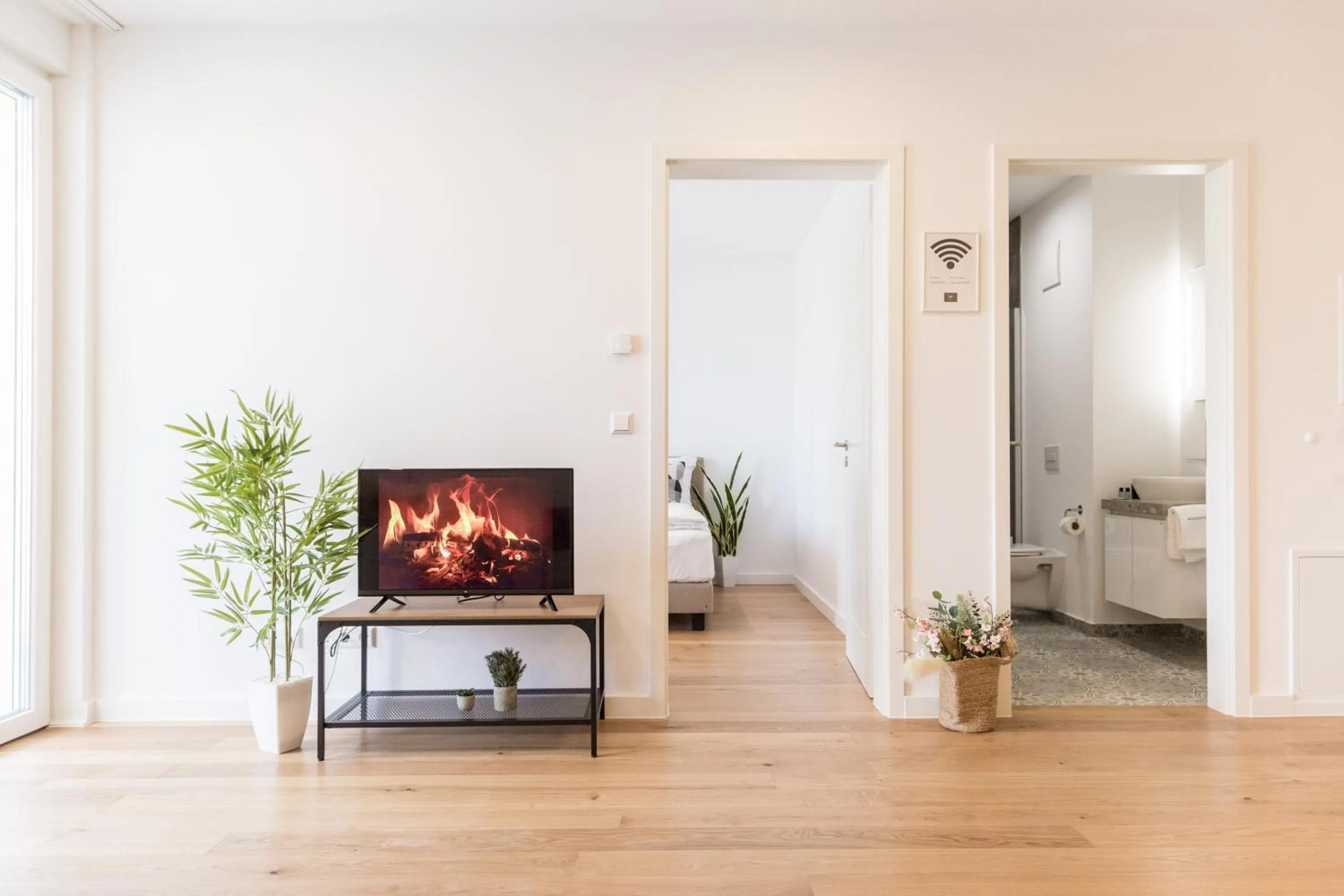 TV and multimedia in living TIMELESS - Adler Apartments Sasbachwalden