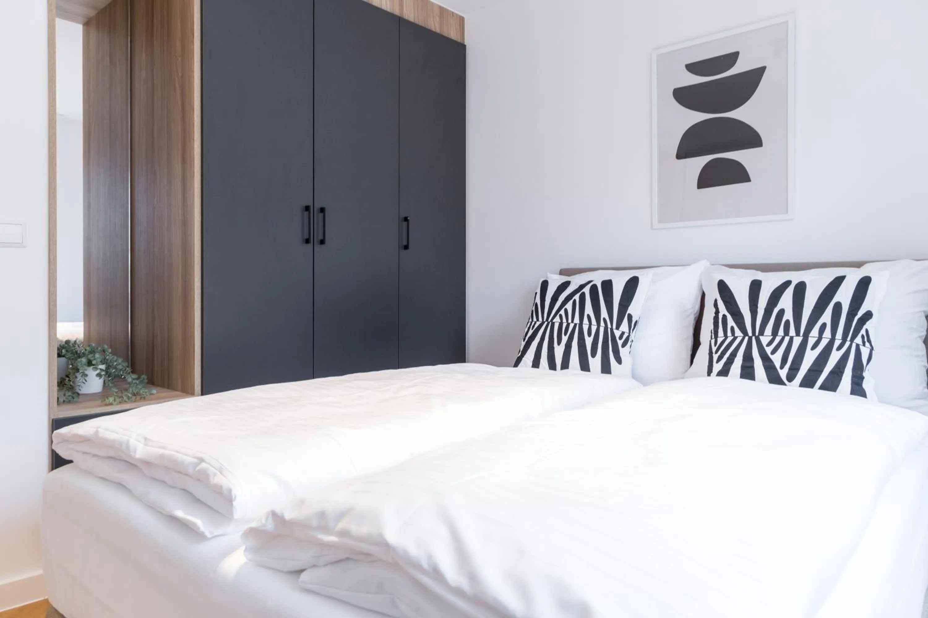 Bed in living TIMELESS - Adler Apartments Sasbachwalden