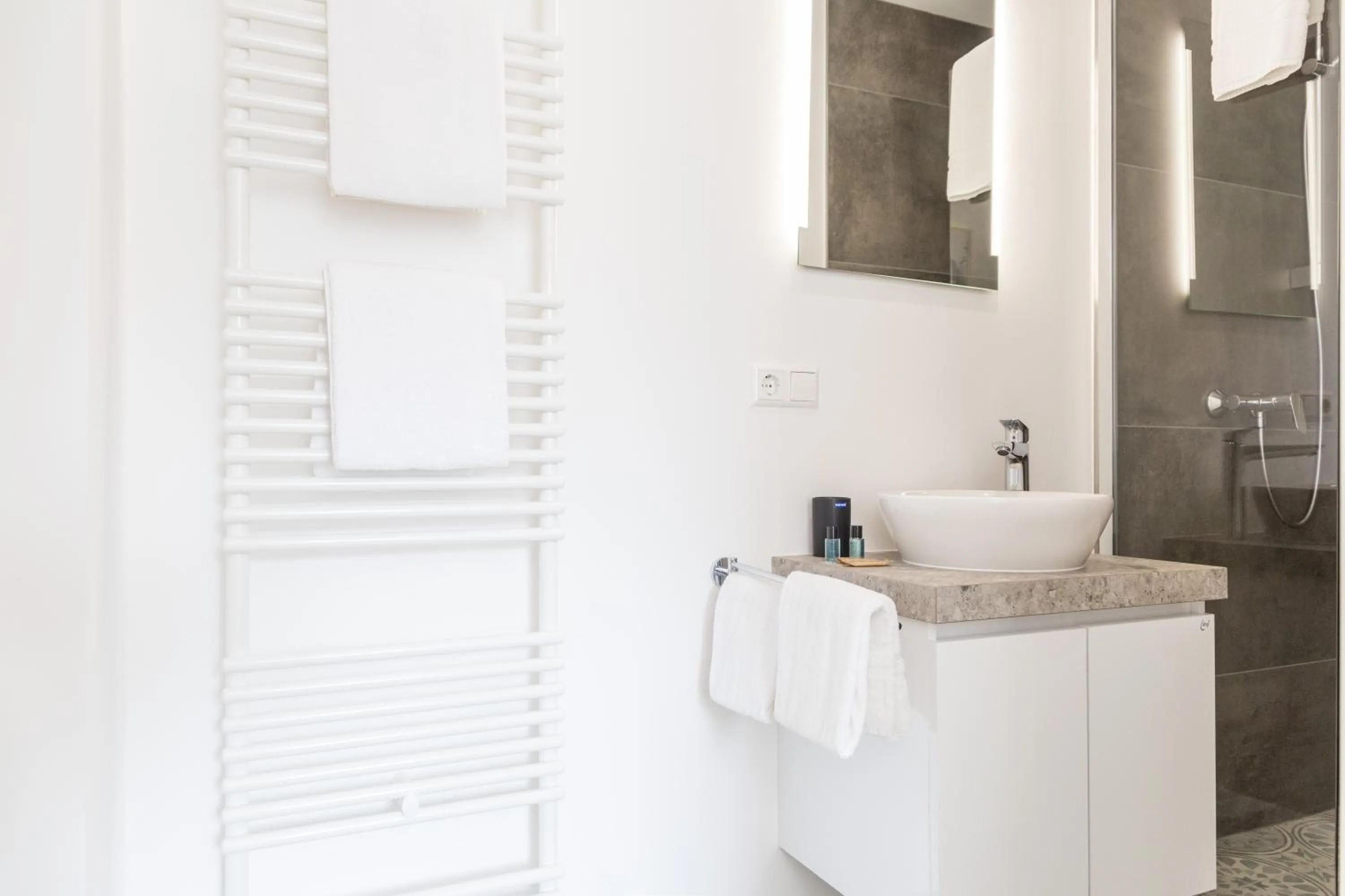 Bathroom in living TIMELESS - Adler Apartments Sasbachwalden