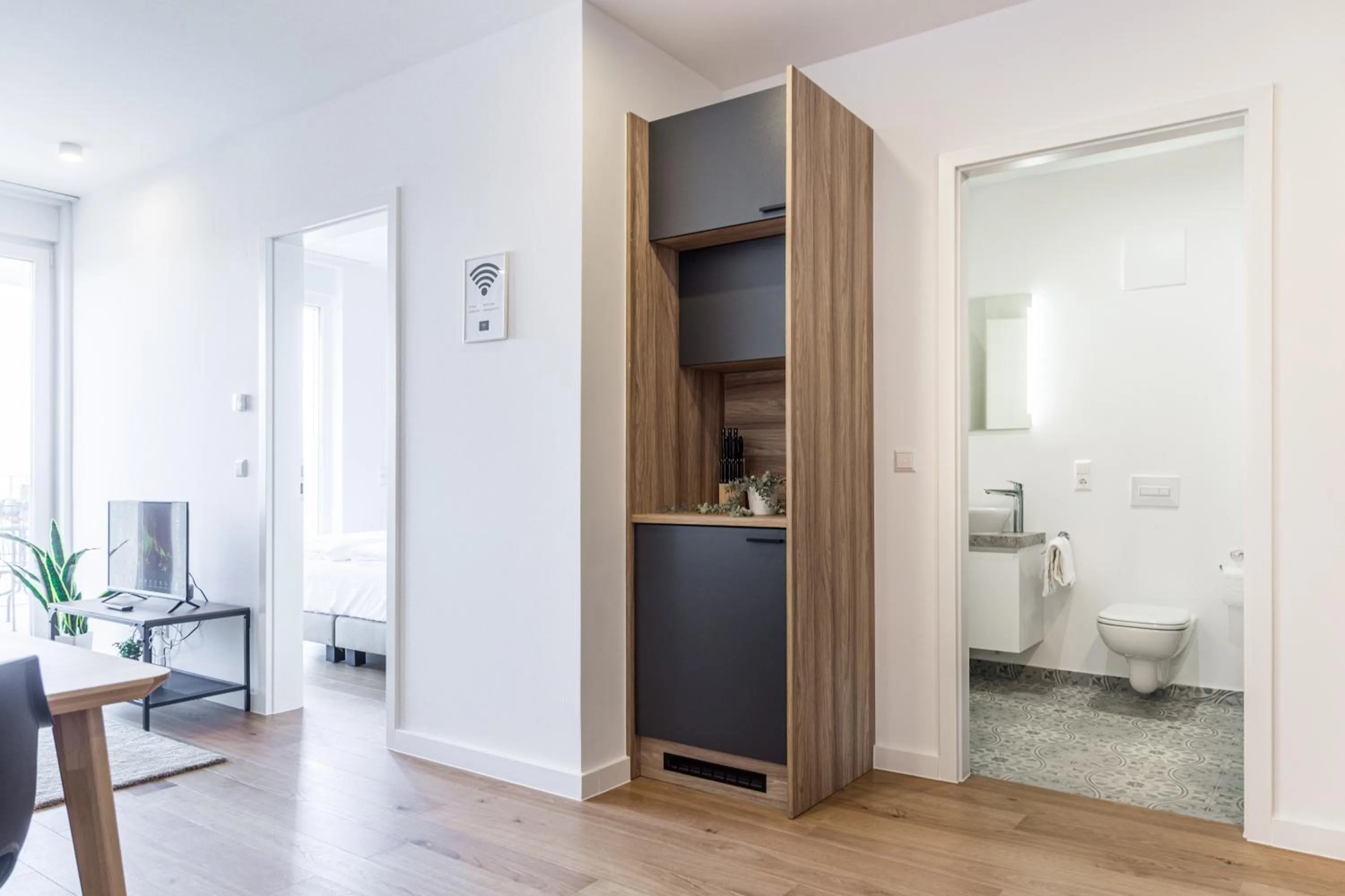 Toilet in living TIMELESS - Adler Apartments Sasbachwalden