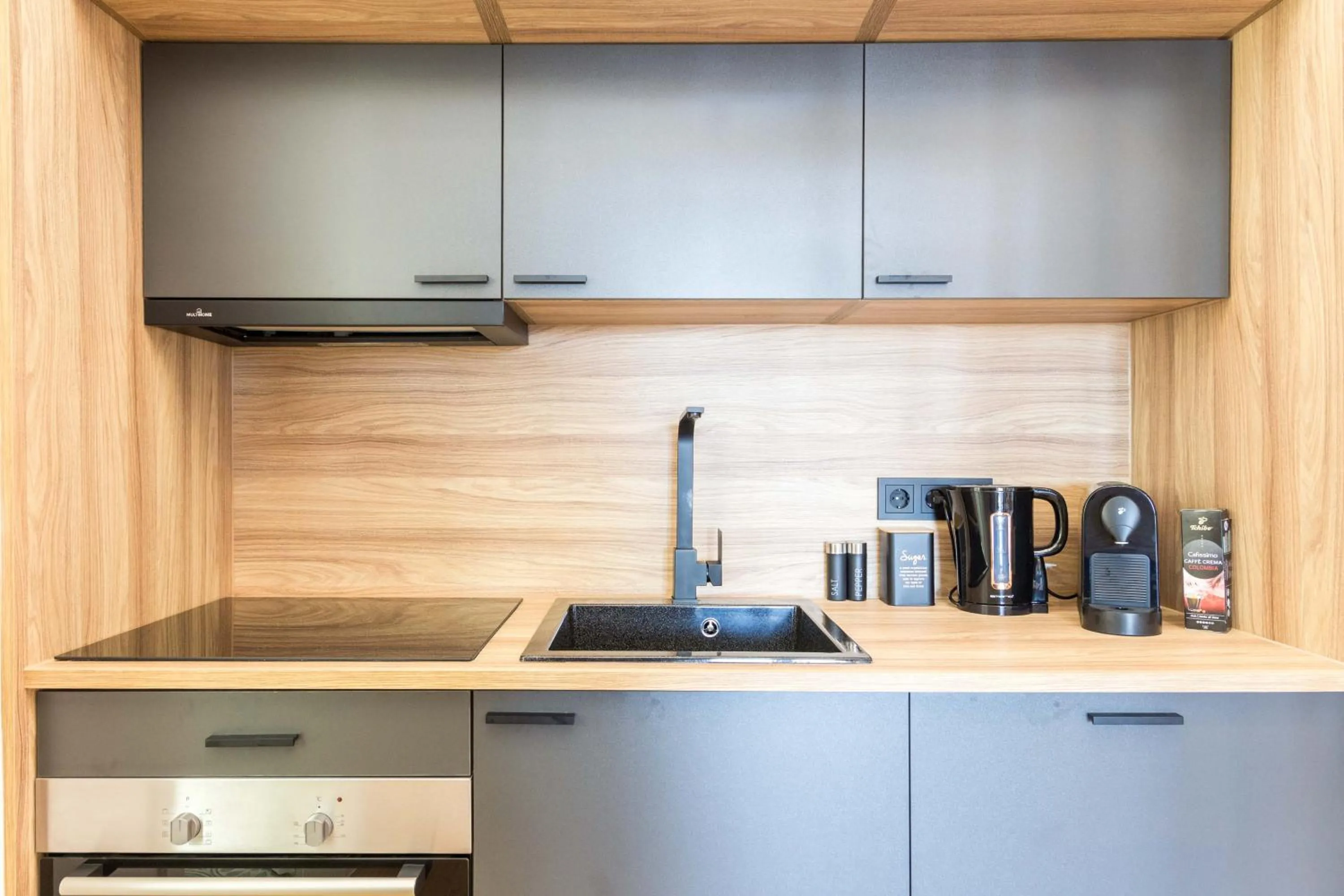 Coffee/tea facilities in living TIMELESS - Adler Apartments Sasbachwalden