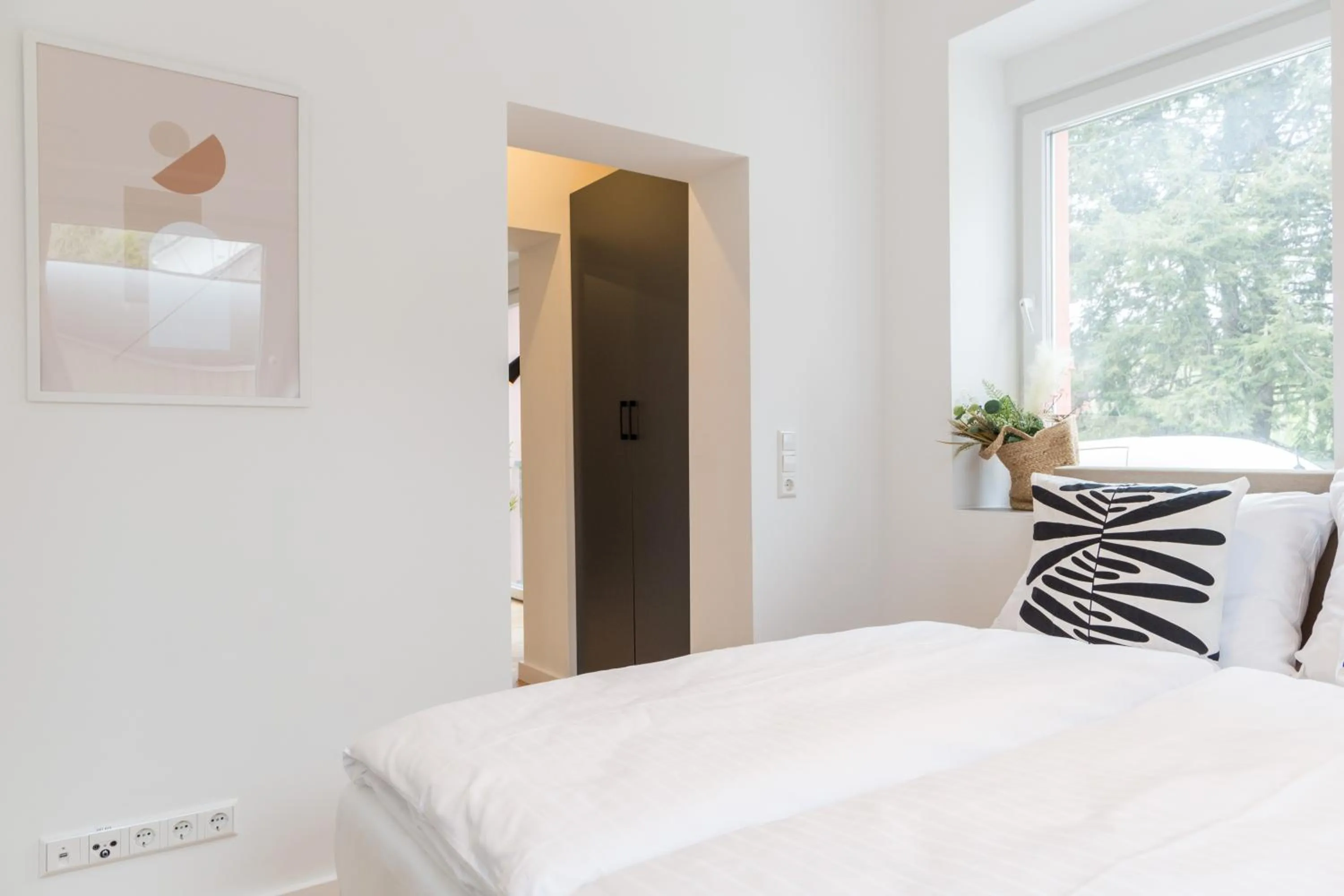 Bed in living TIMELESS - Adler Apartments Sasbachwalden