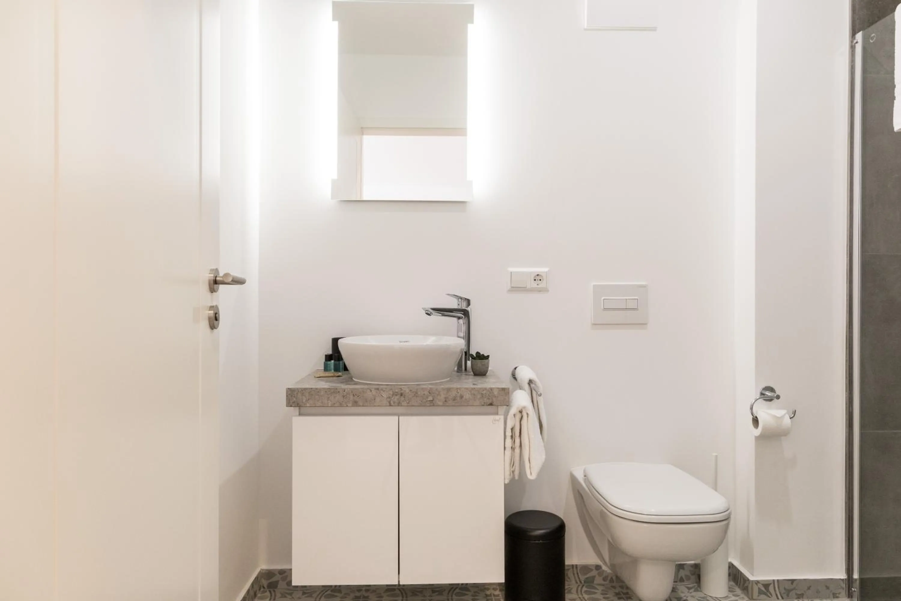 Toilet in living TIMELESS - Adler Apartments Sasbachwalden