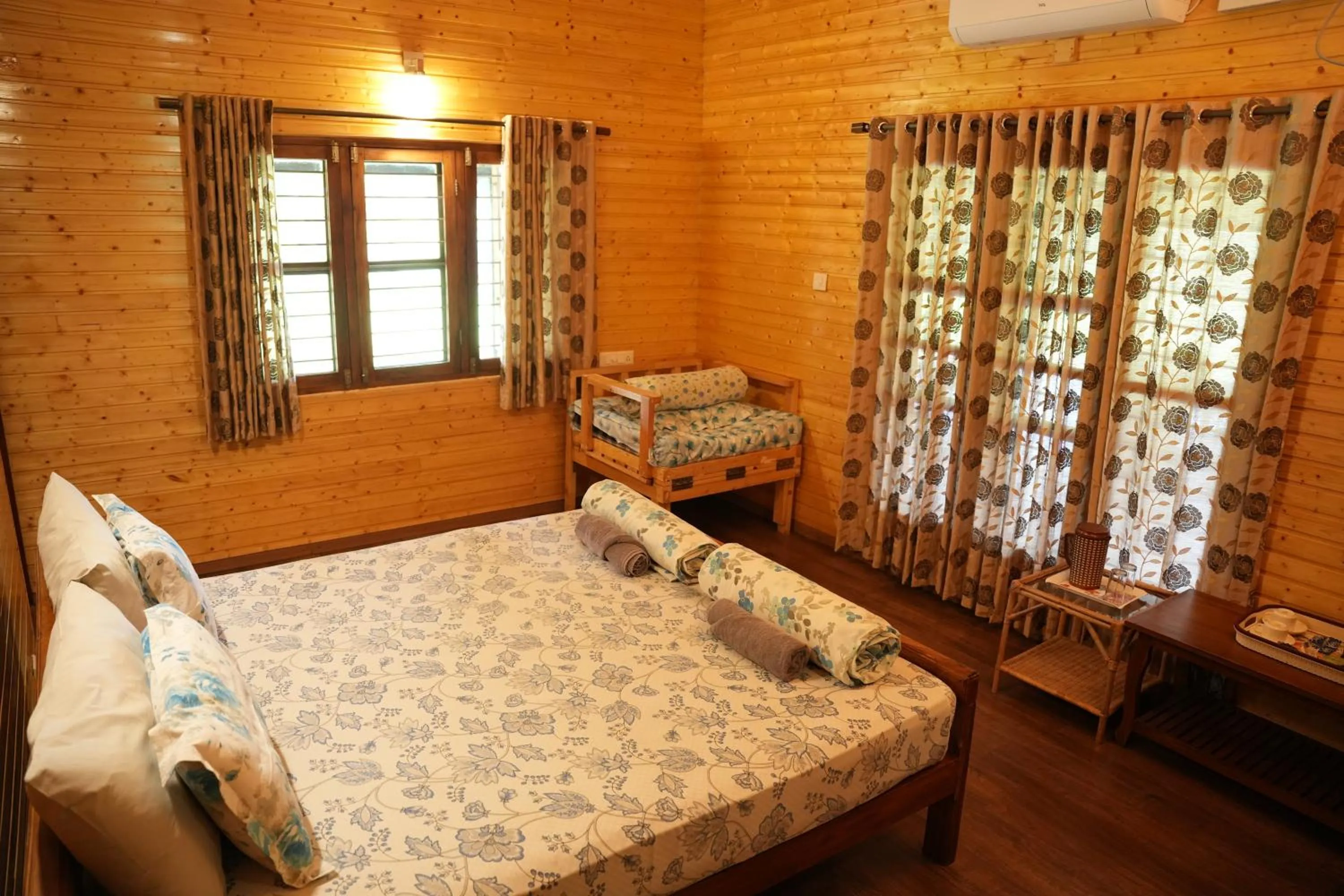 Photo of the whole room, Bed in labdhi Resorts Masinagudi- Stag Groups not allowed