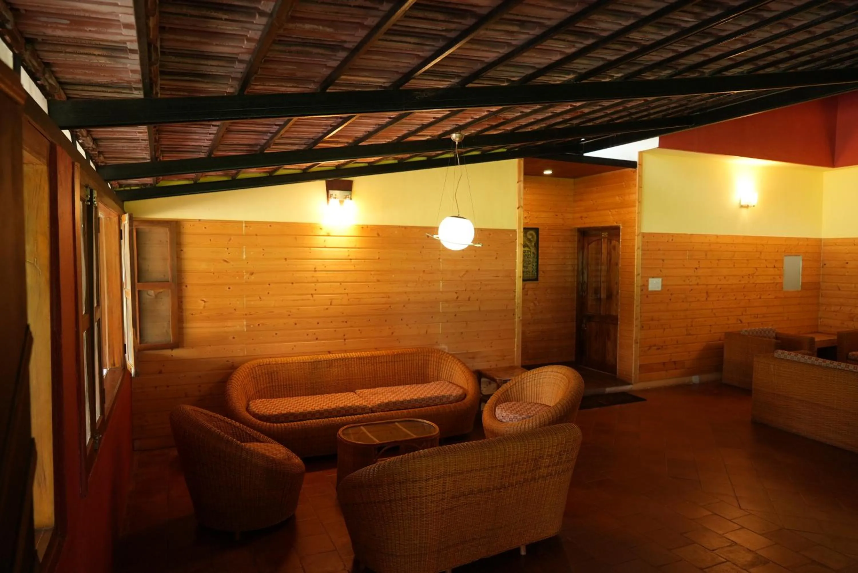 Living room in labdhi Resorts Masinagudi- Stag Groups not allowed