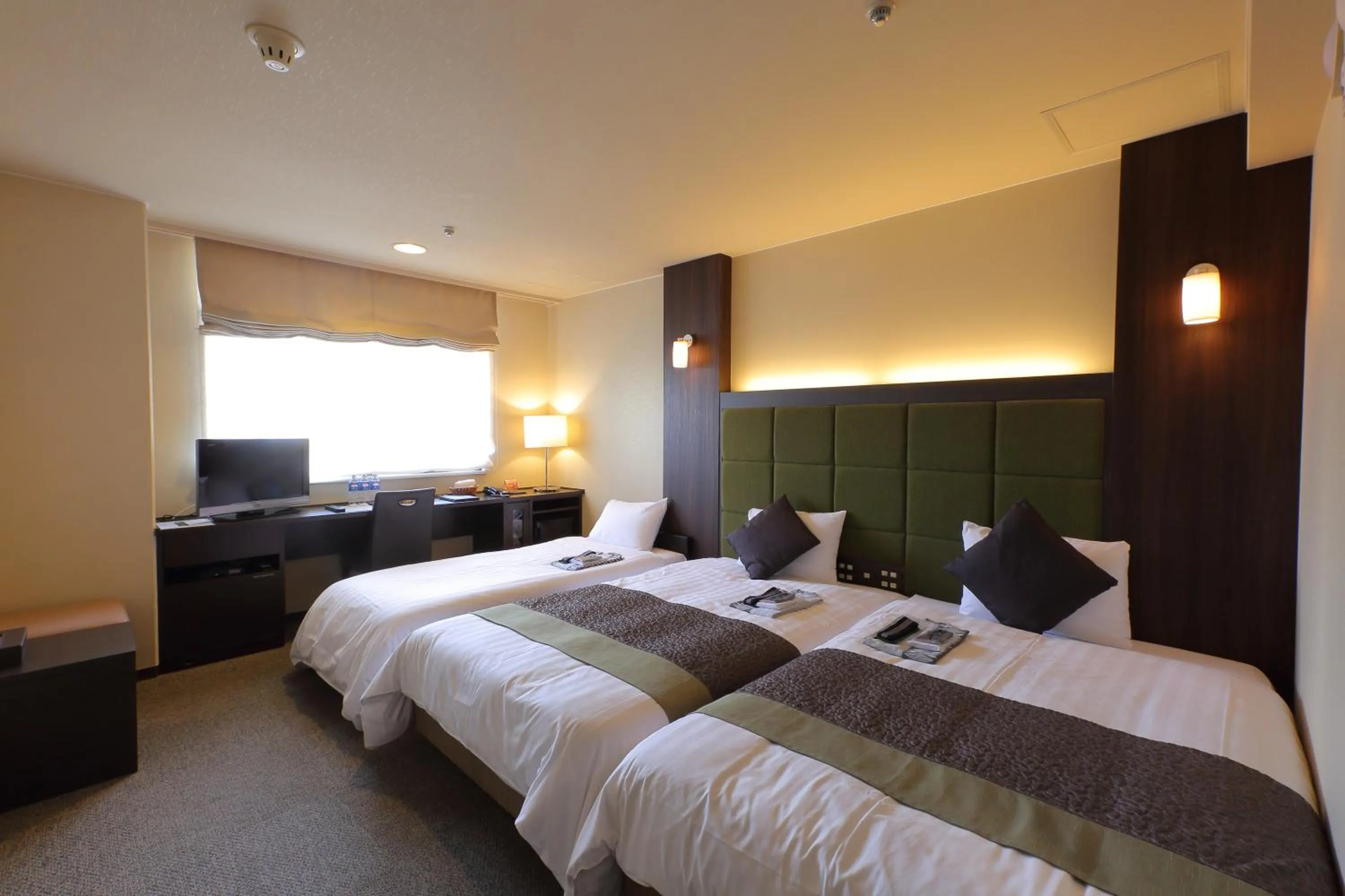 Photo of the whole room, Bed in Hotel Binario Saga Arashiyama