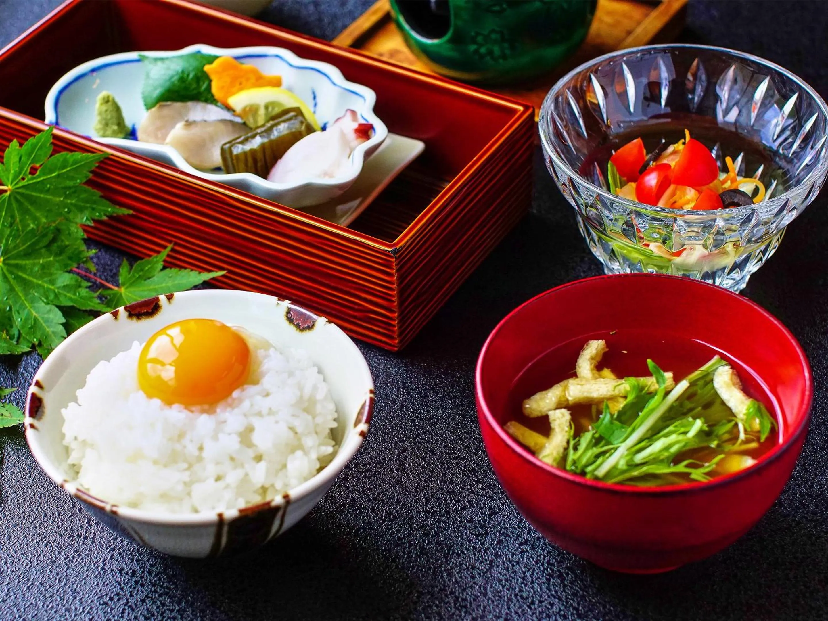 Food close-up in Sanrakuen