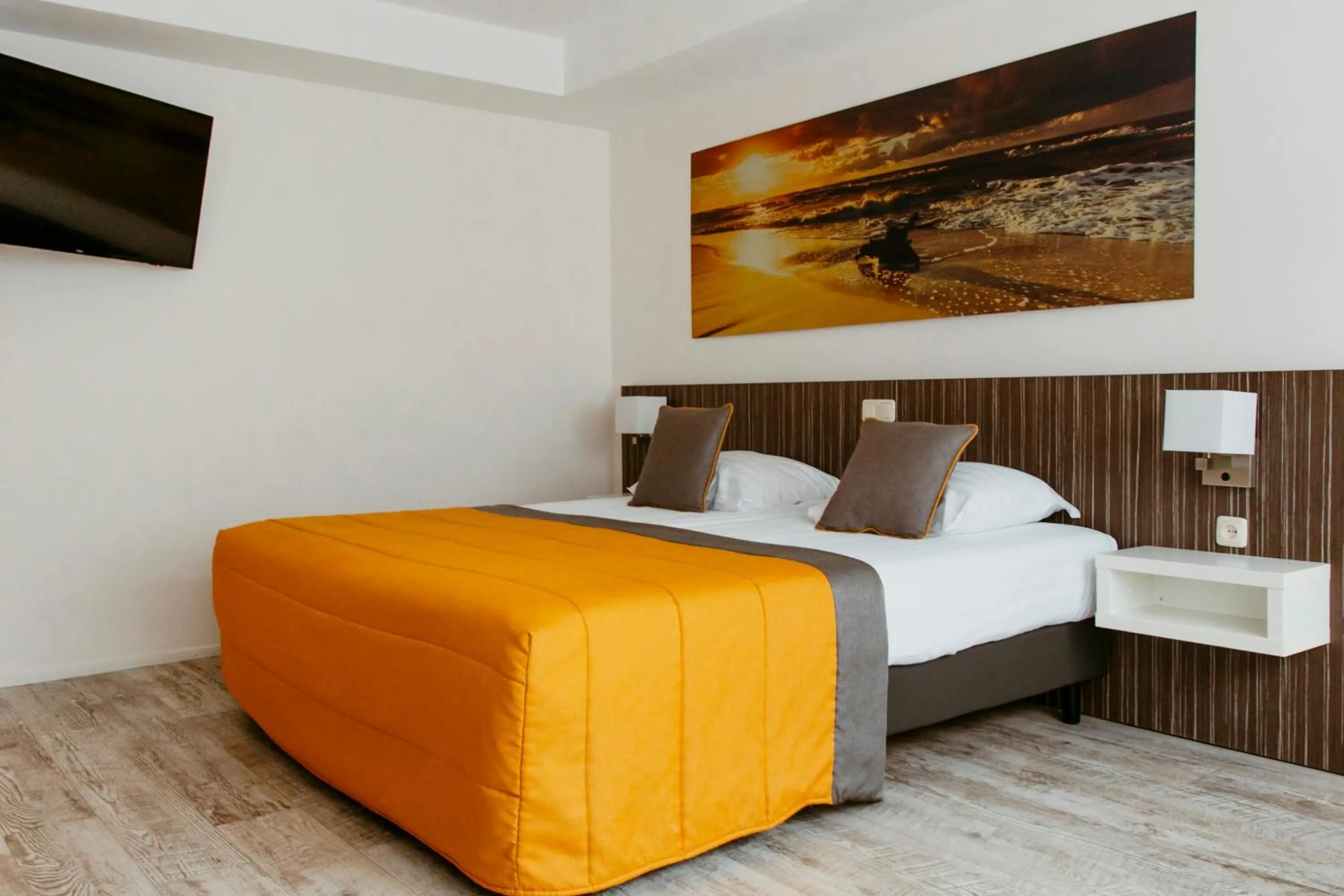 Bed in Hotel Victoria