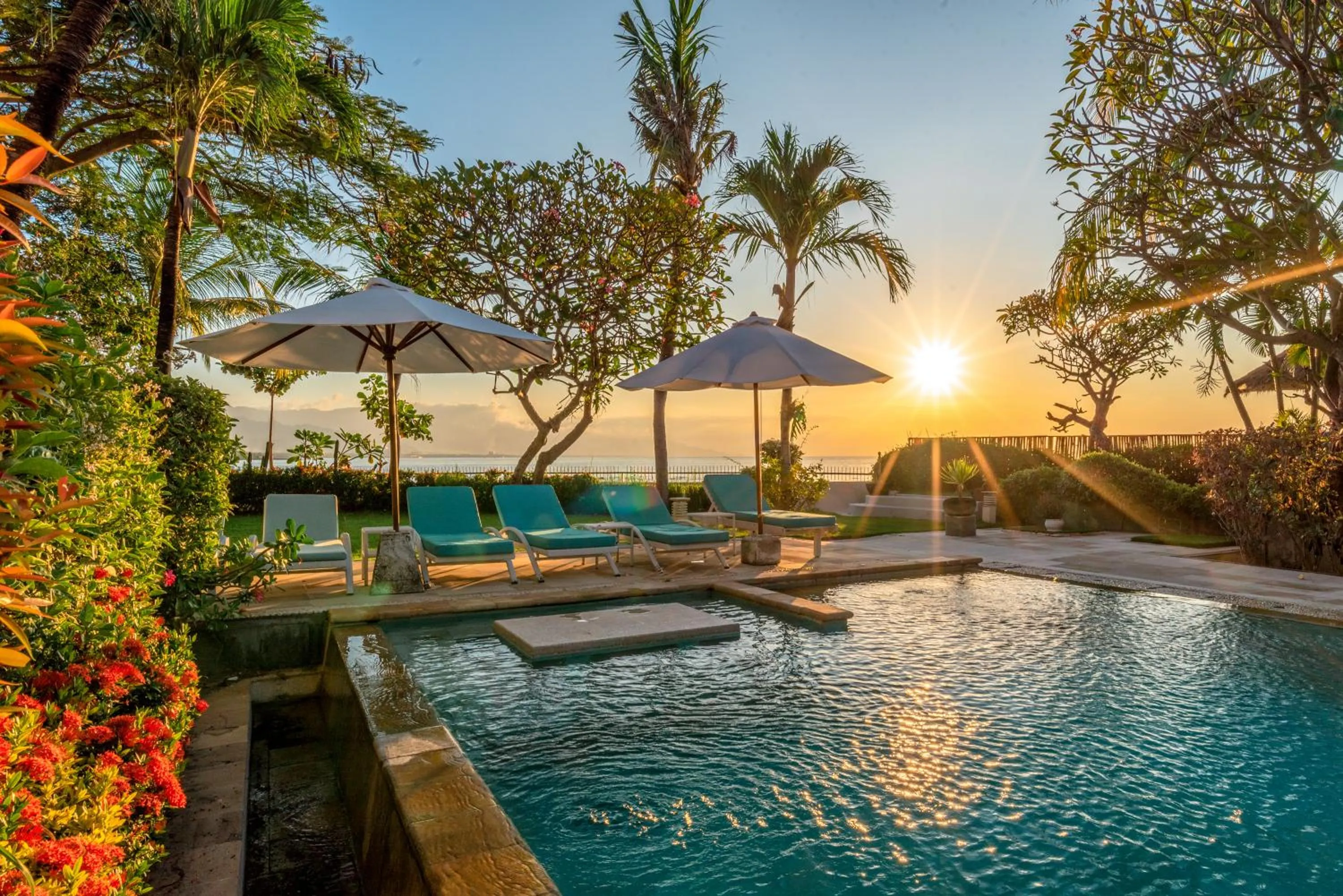Pool view in Mayo Resort