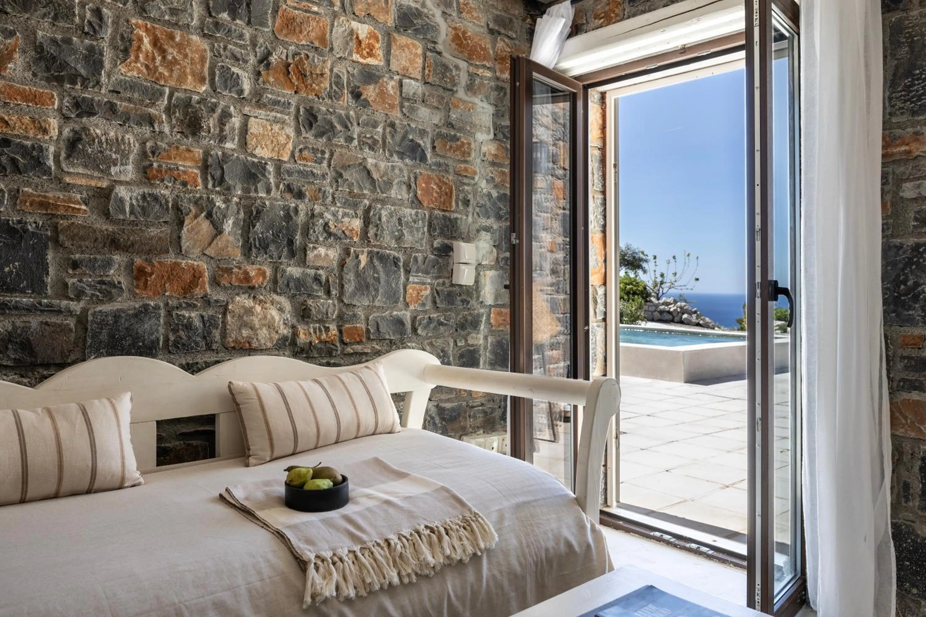 Seating area, Bed in Palazzo Greco Villas