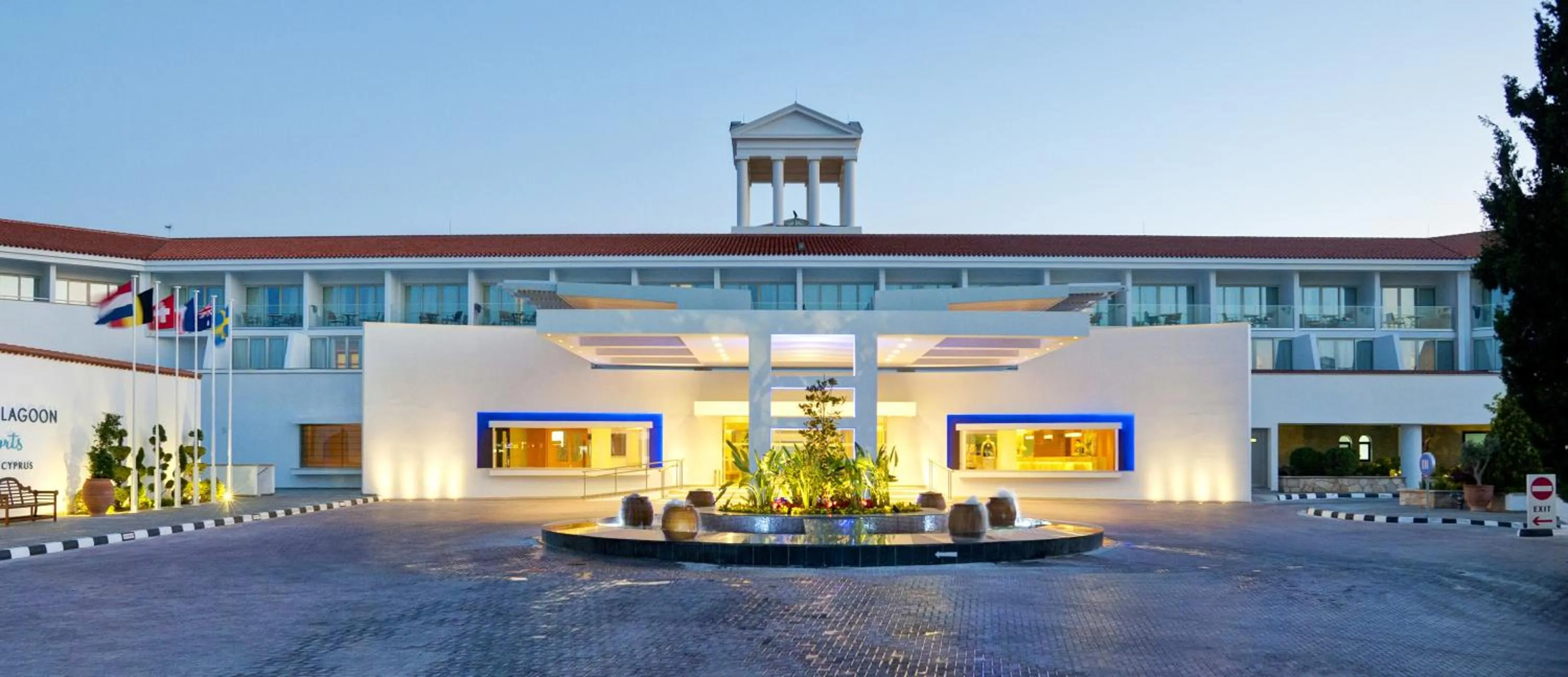 Property building in Olympic Lagoon Resort Paphos