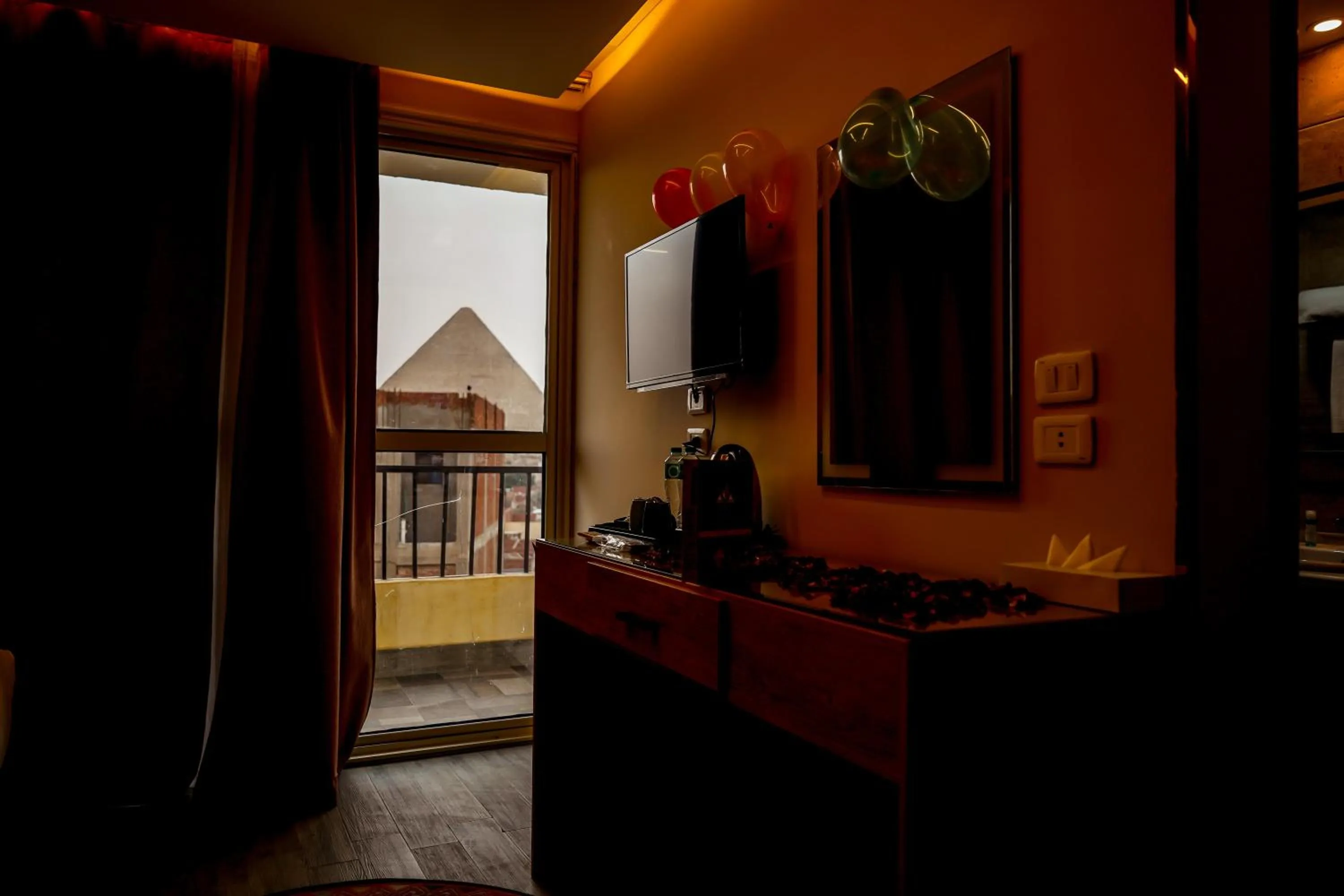 Kitchen or kitchenette in Pyramids Hotel