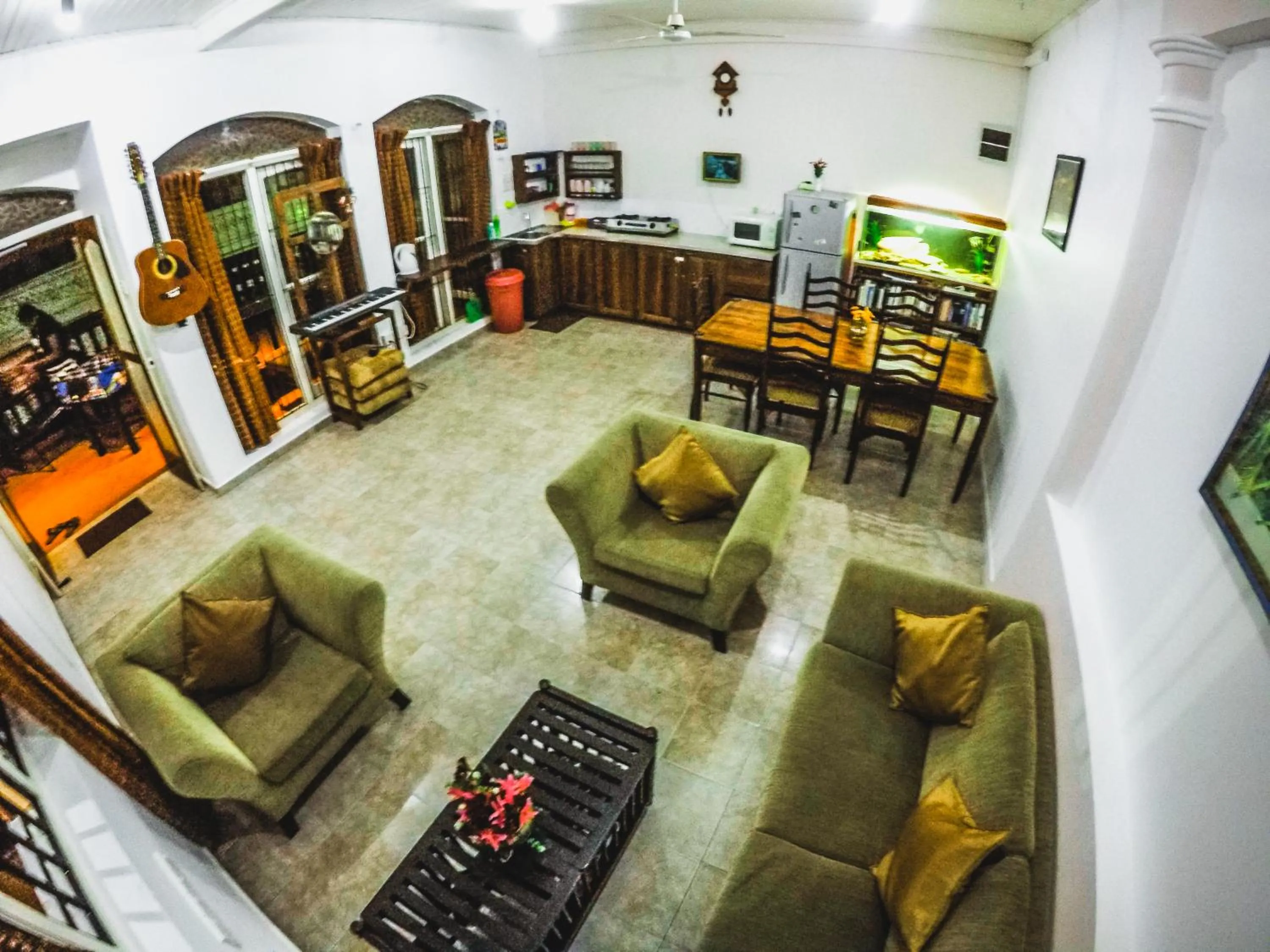 Seating area in Wijenayake's - Beach Haven Guest House - Galle Fort