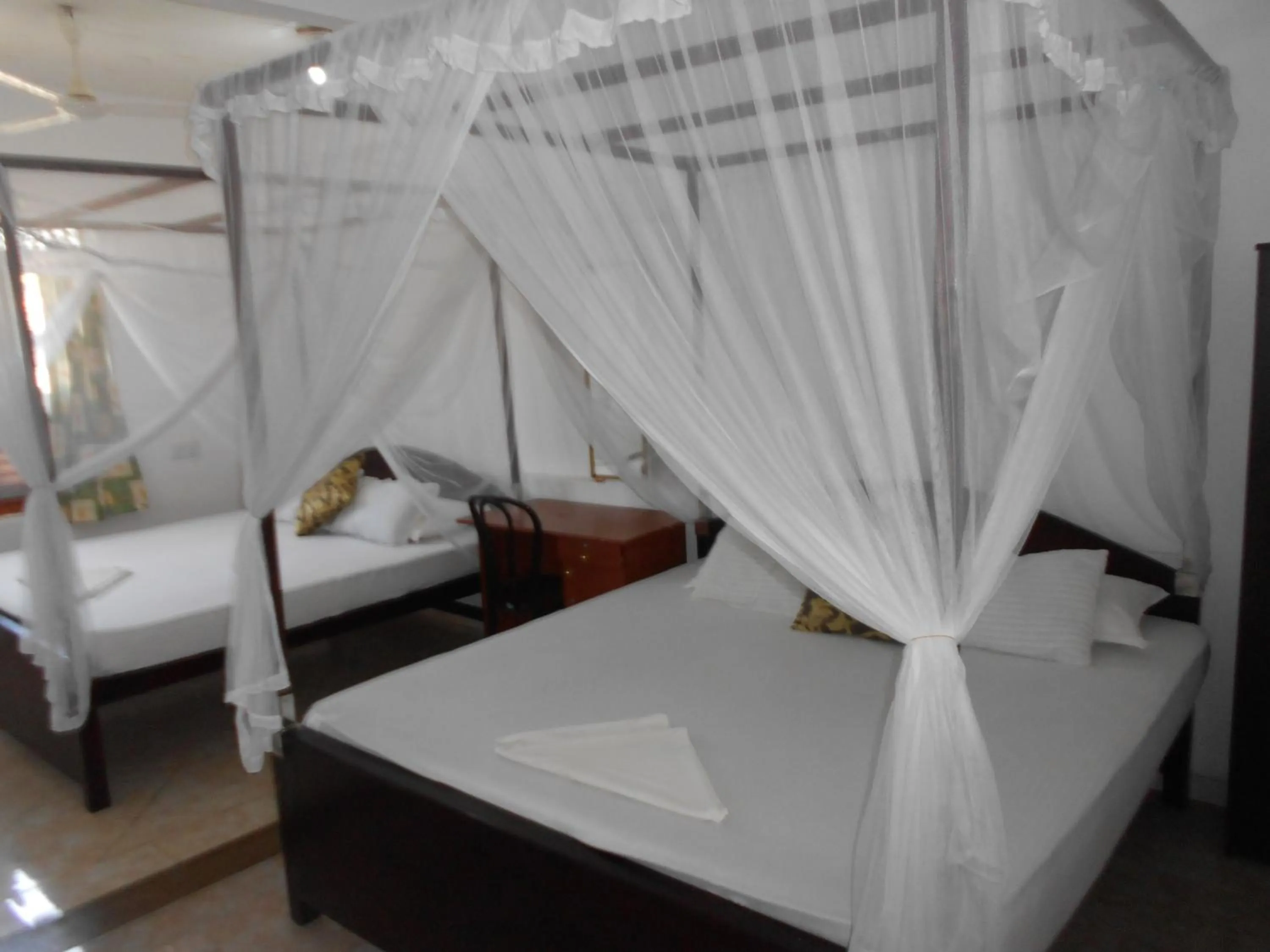 Bed in Wijenayake's - Beach Haven Guest House - Galle Fort