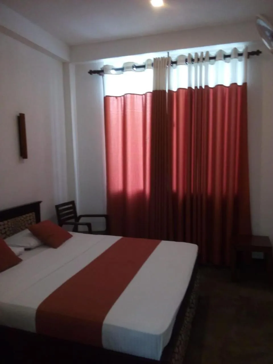 Bed in Hotel Thilon
