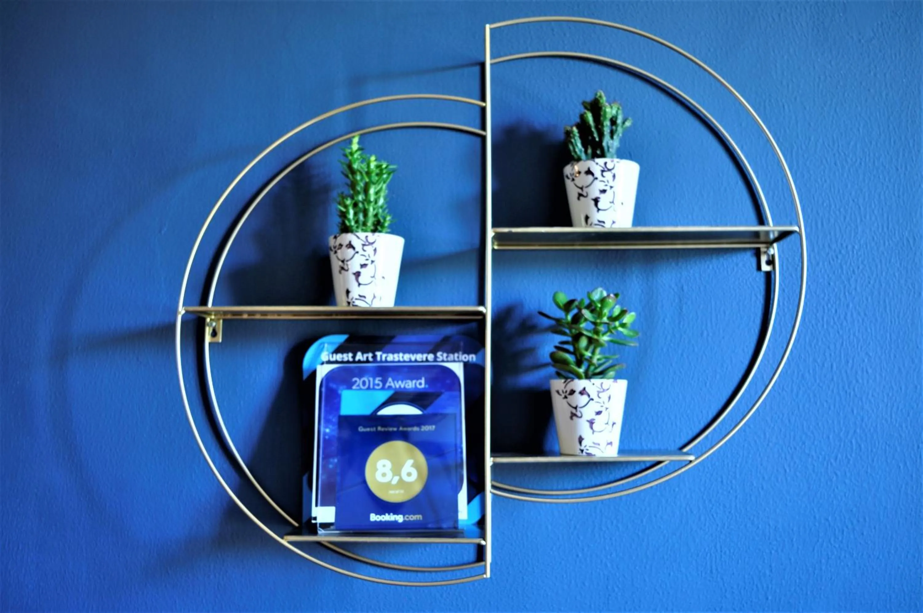 Decorative detail in Guest Art Trastevere Station with AC