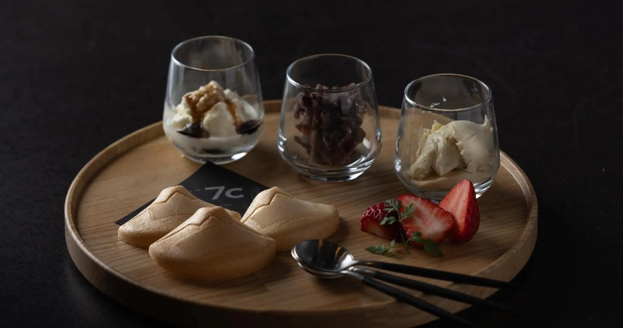 Food in 7c villa and winery