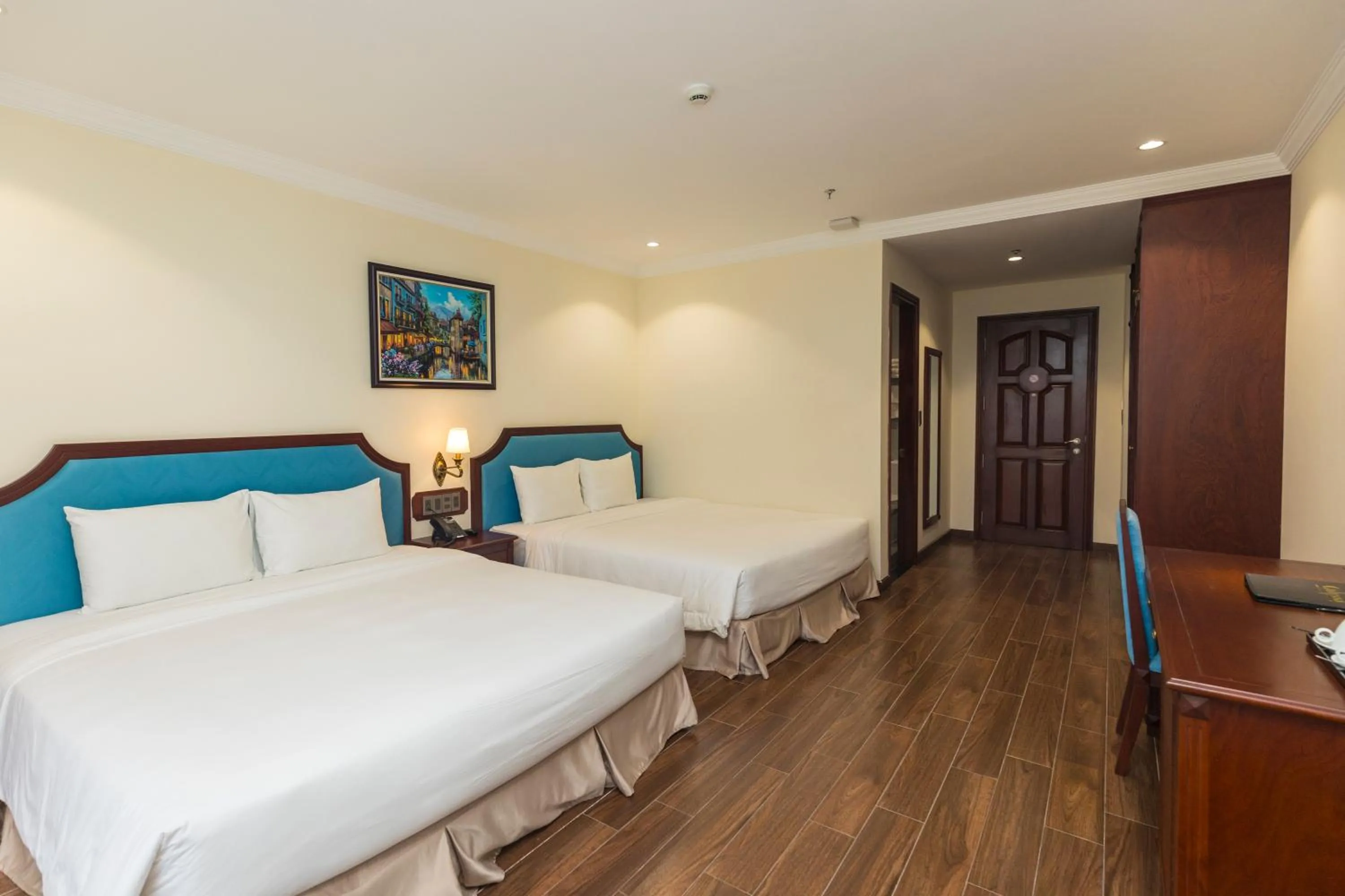 Bed in CALYSSA HOTELS & VILLAGE