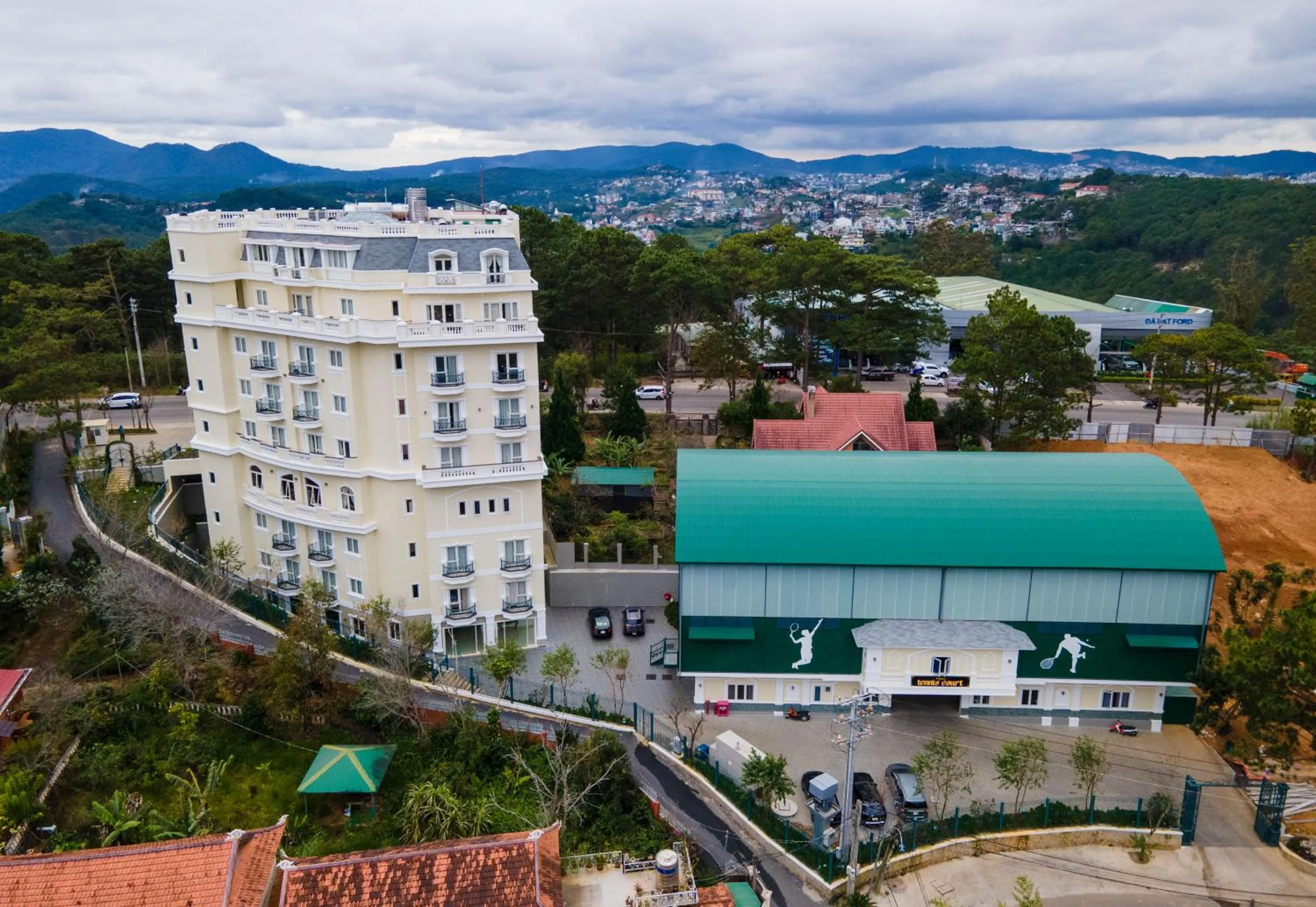 Bird's eye view in CALYSSA HOTELS & VILLAGE