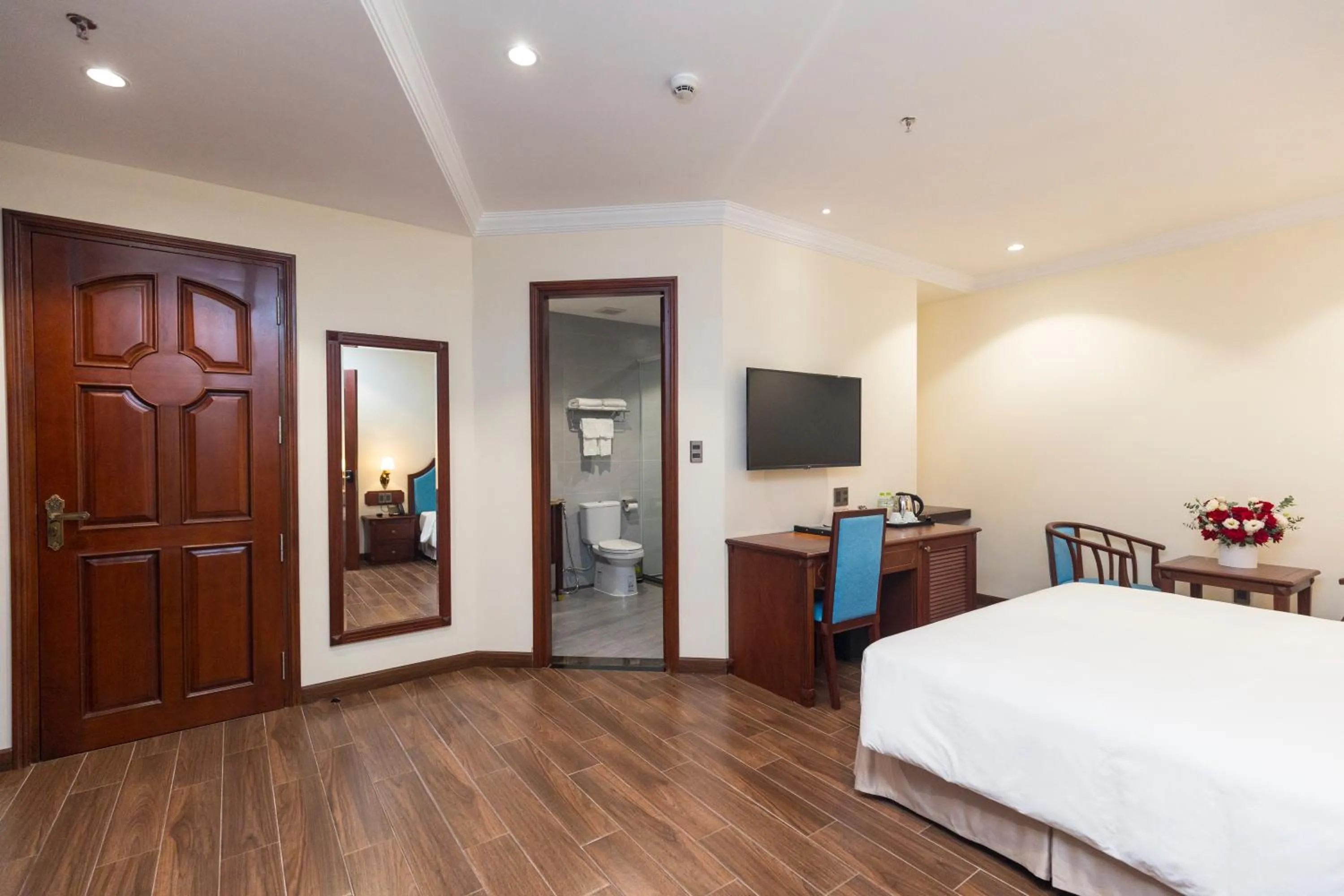 Bed in CALYSSA HOTELS & VILLAGE