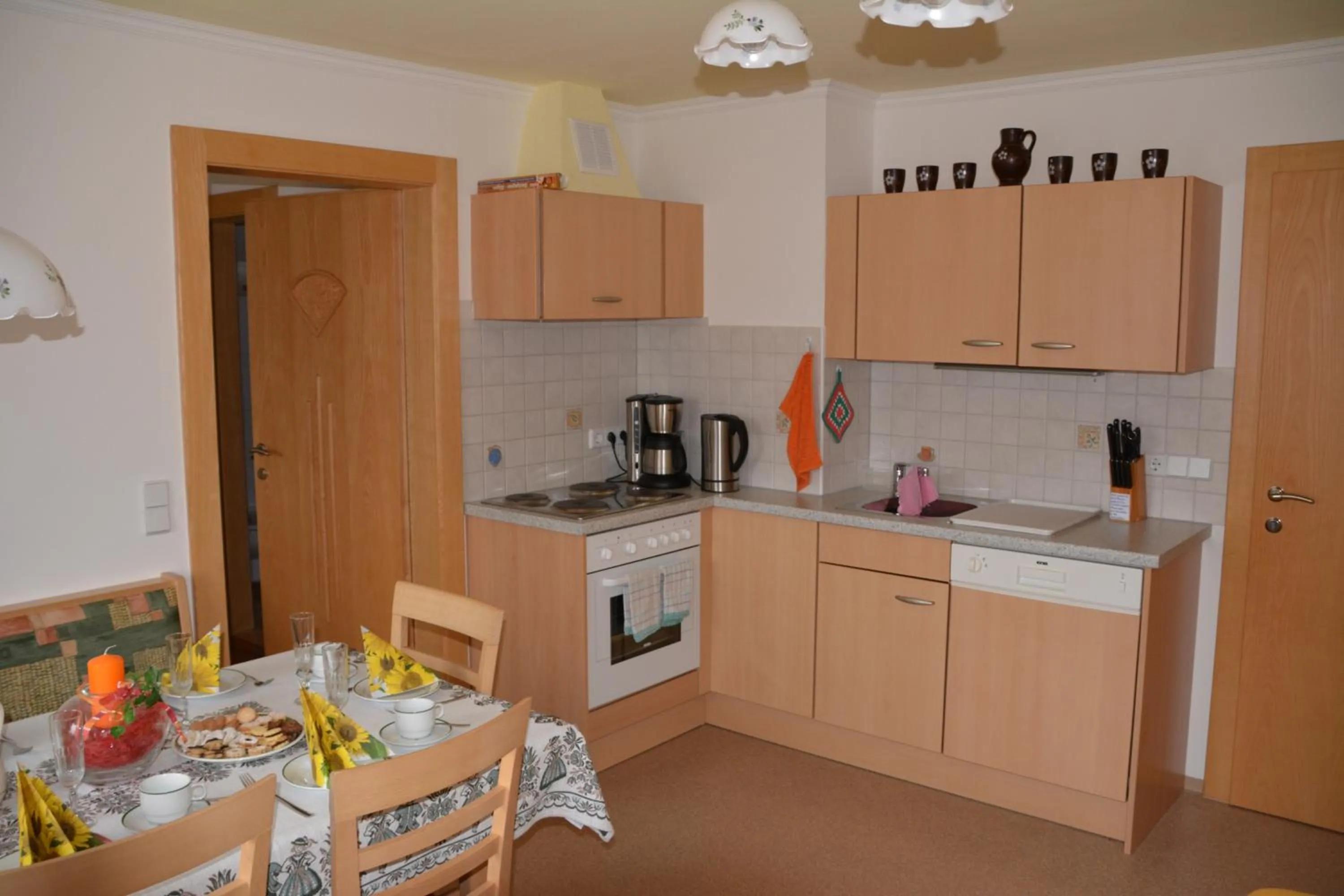 Kitchen or kitchenette in Haus Erika