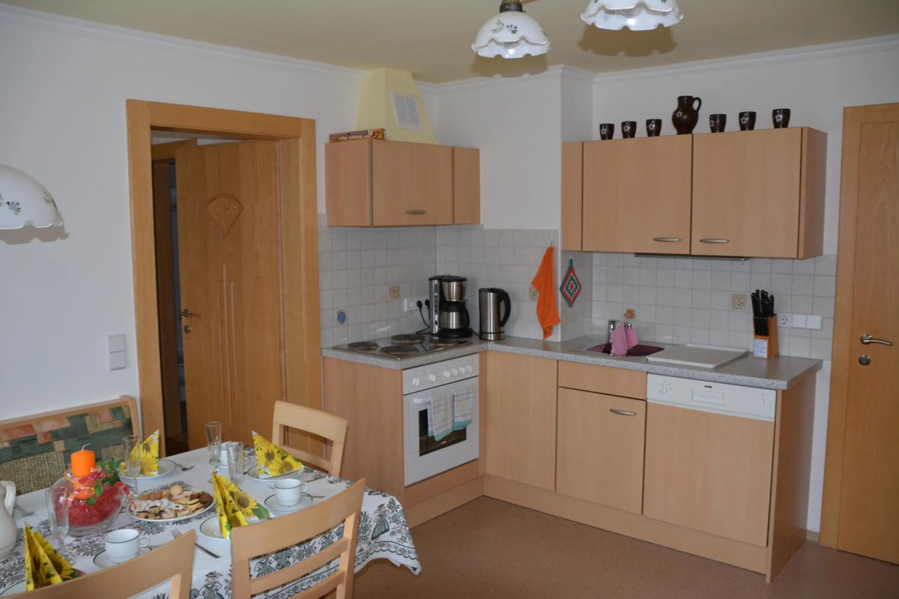 Kitchen or kitchenette in Haus Erika