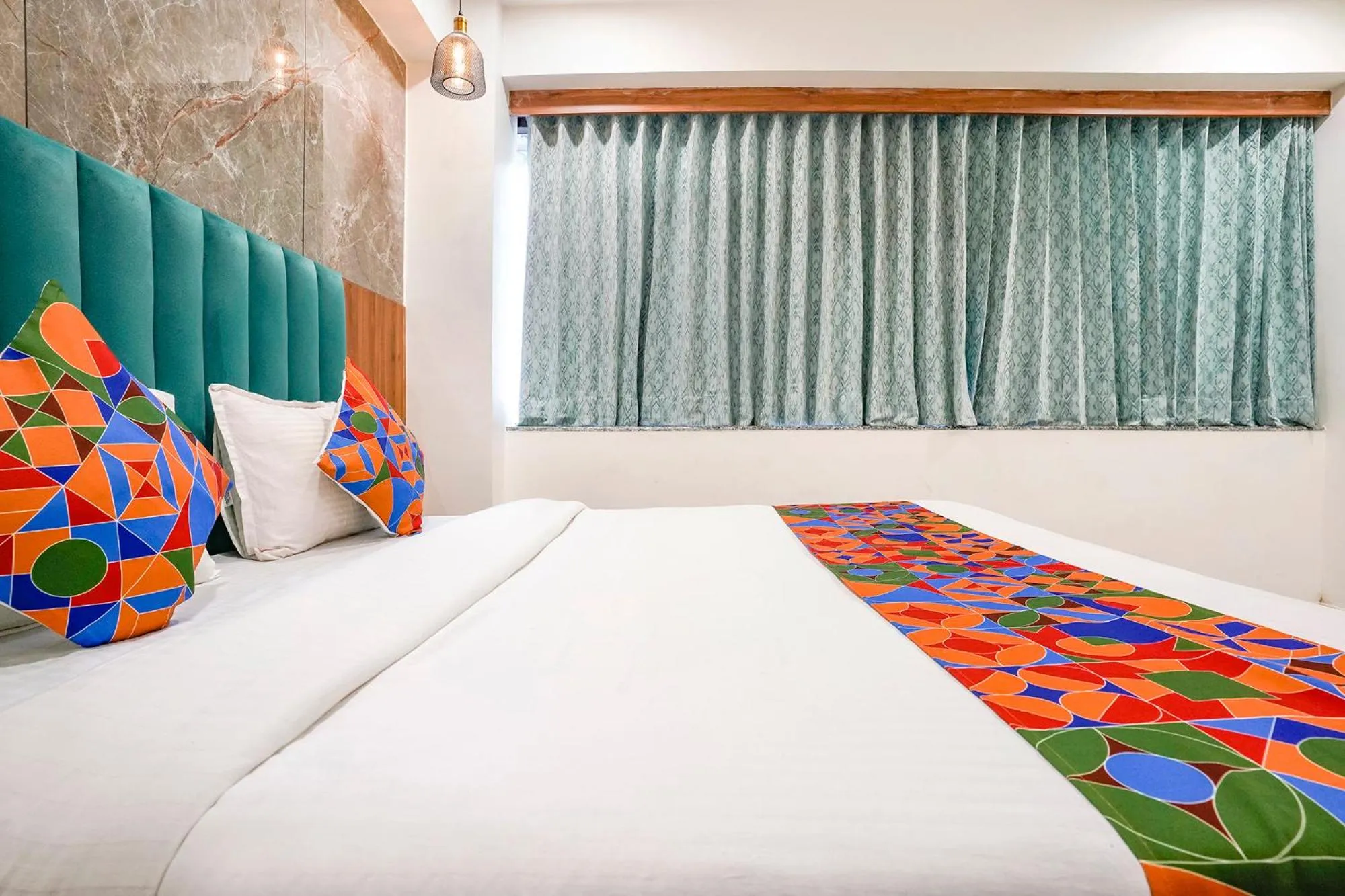 Bed in FabHotel Namantra - Nr Apollo Circle Sardar Patel Ring Road
