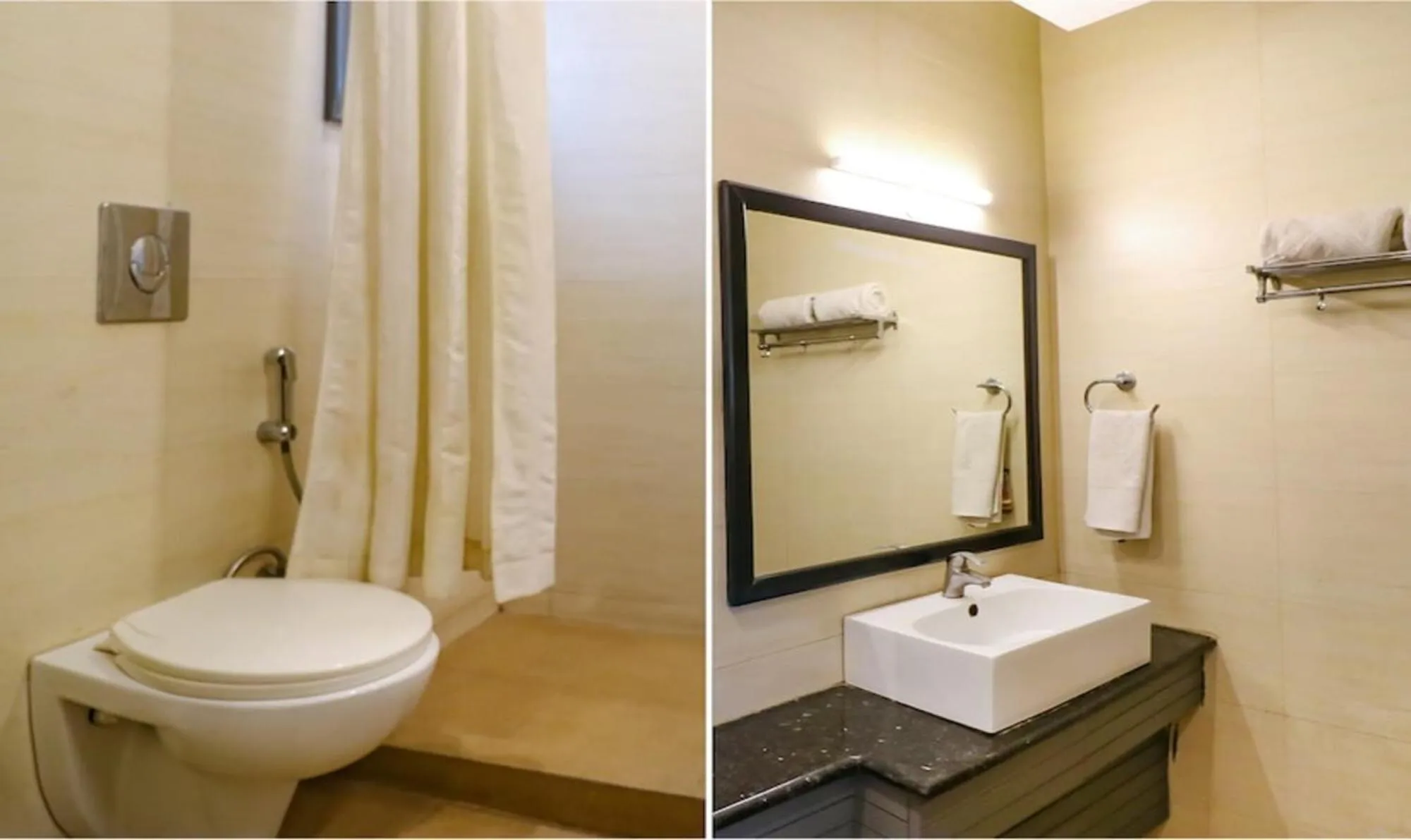 Bathroom in FabHotel Majestic JPM I