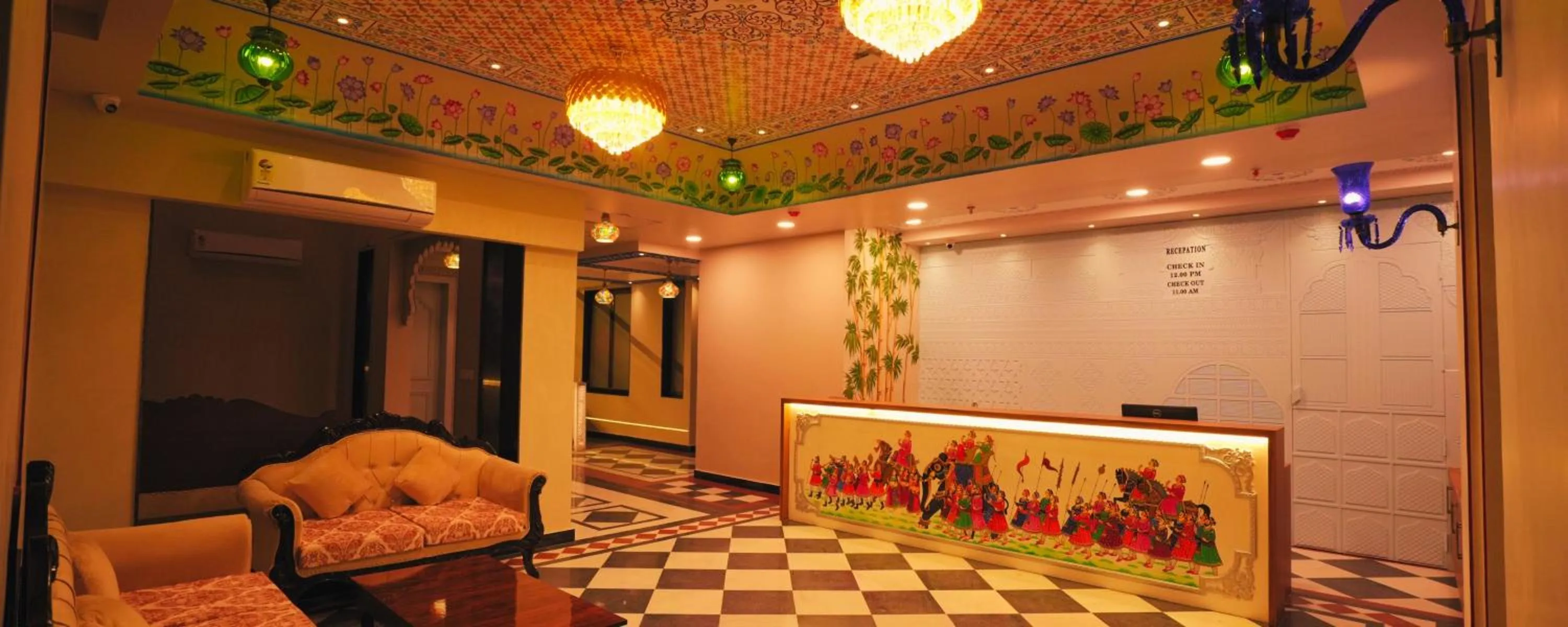 Lobby or reception in The Biletha Bagh