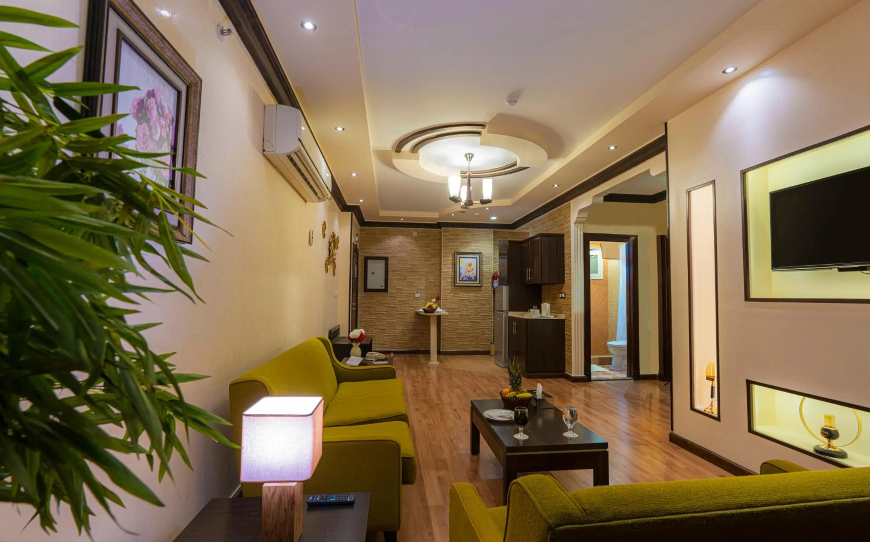 Living room in شقق بلاتينيوم السبعين للشقق المخدومة