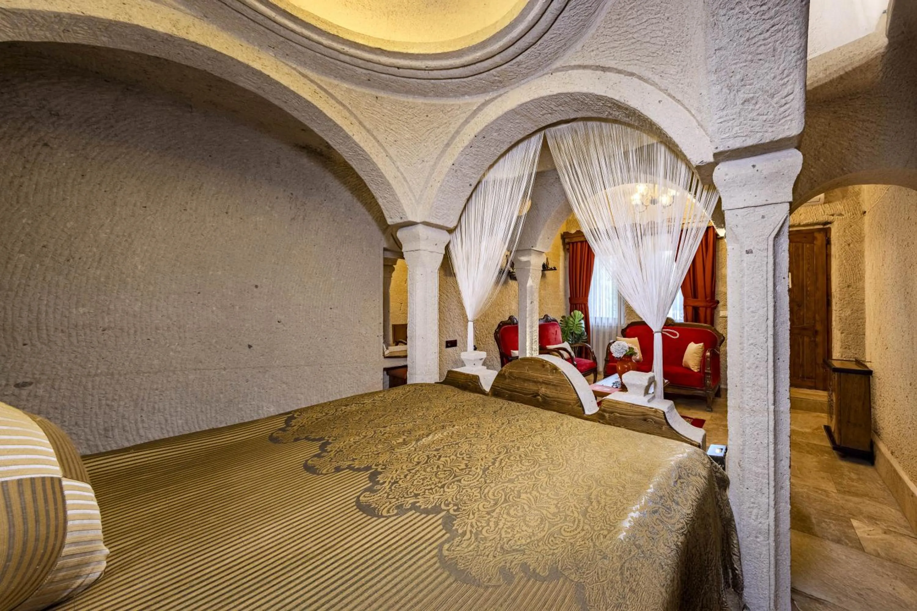 Bed in Cappadocia Inn Cave Hotel