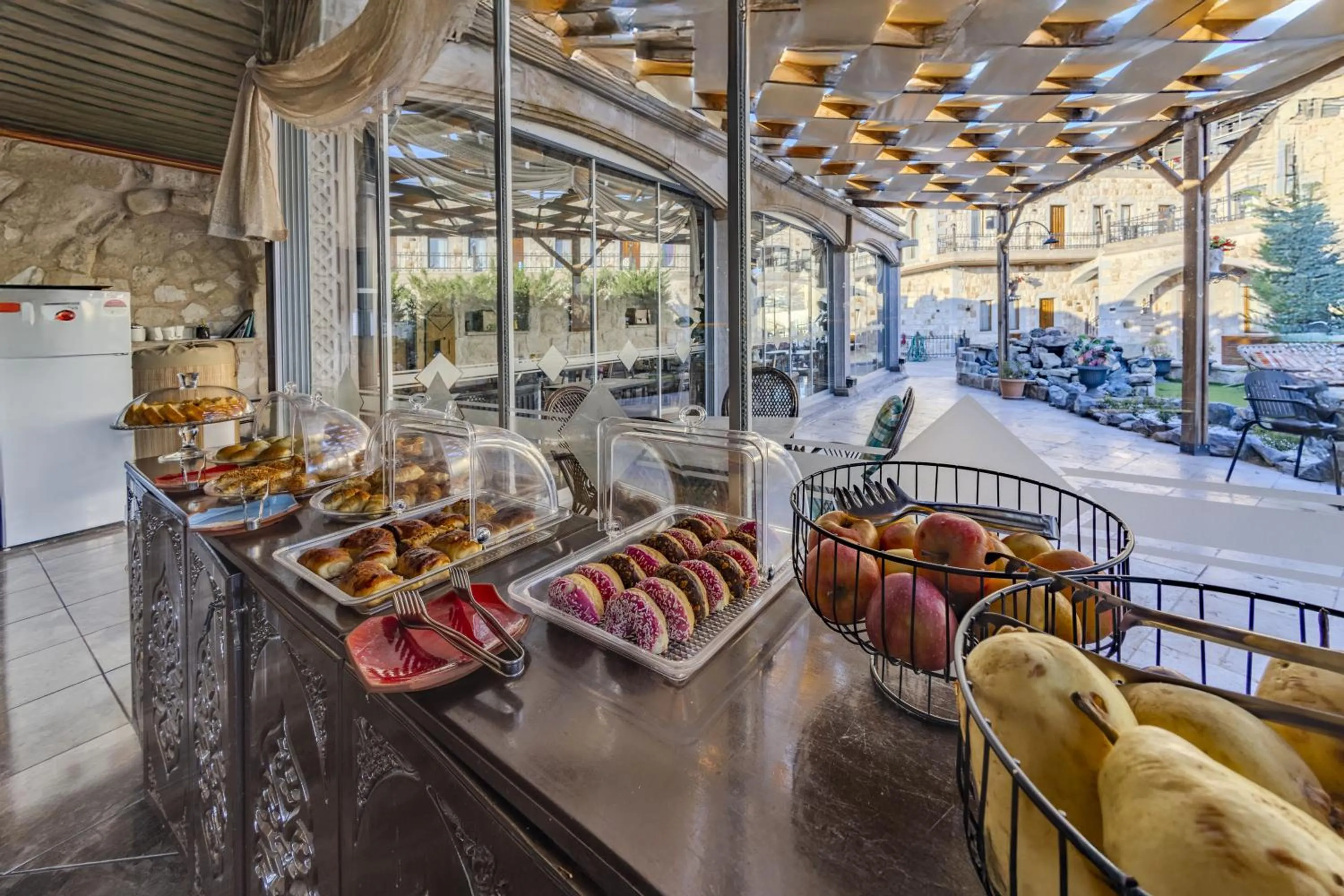 Buffet breakfast in Cappadocia Inn Cave Hotel