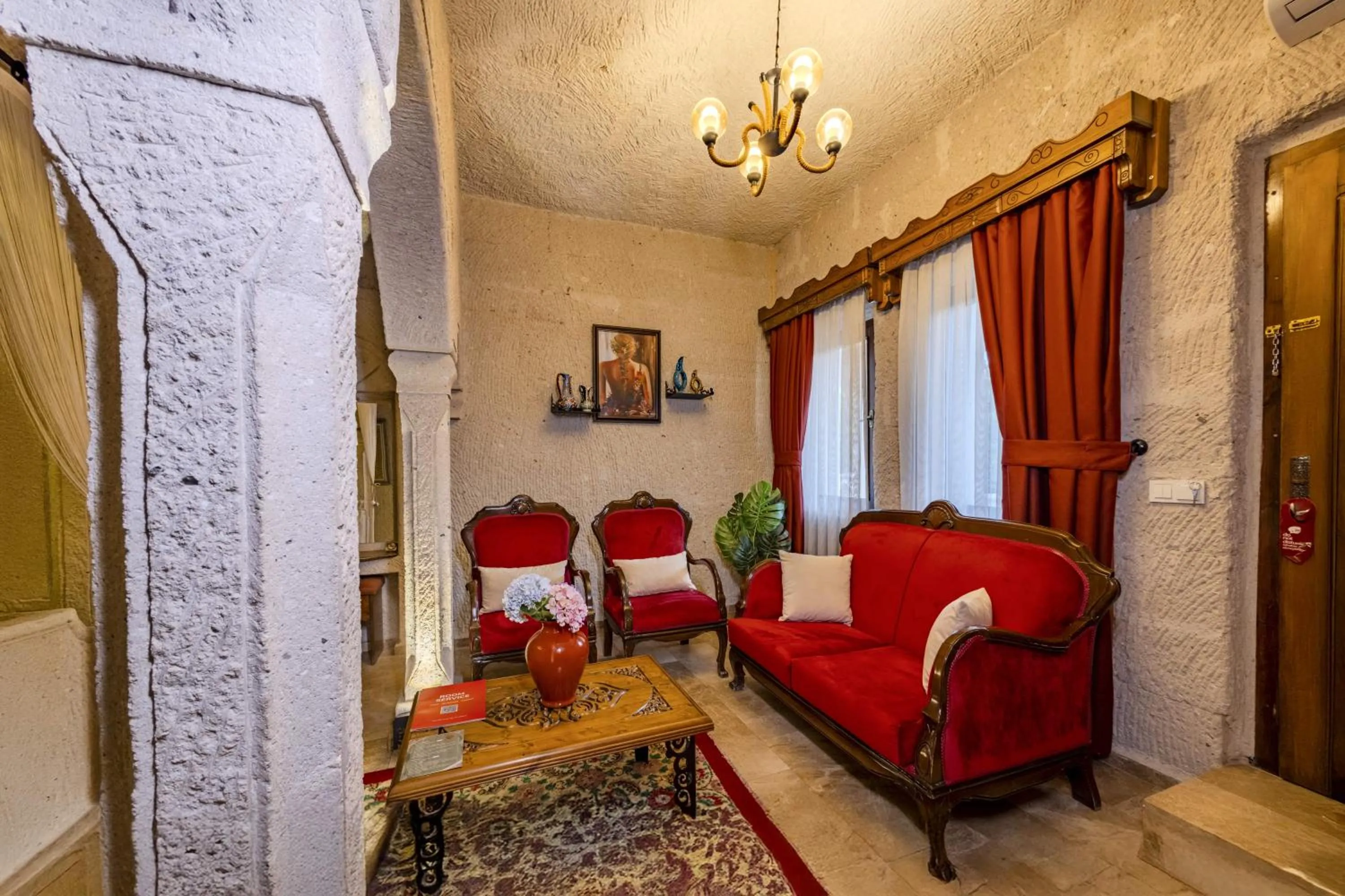 Seating area in Cappadocia Inn Cave Hotel