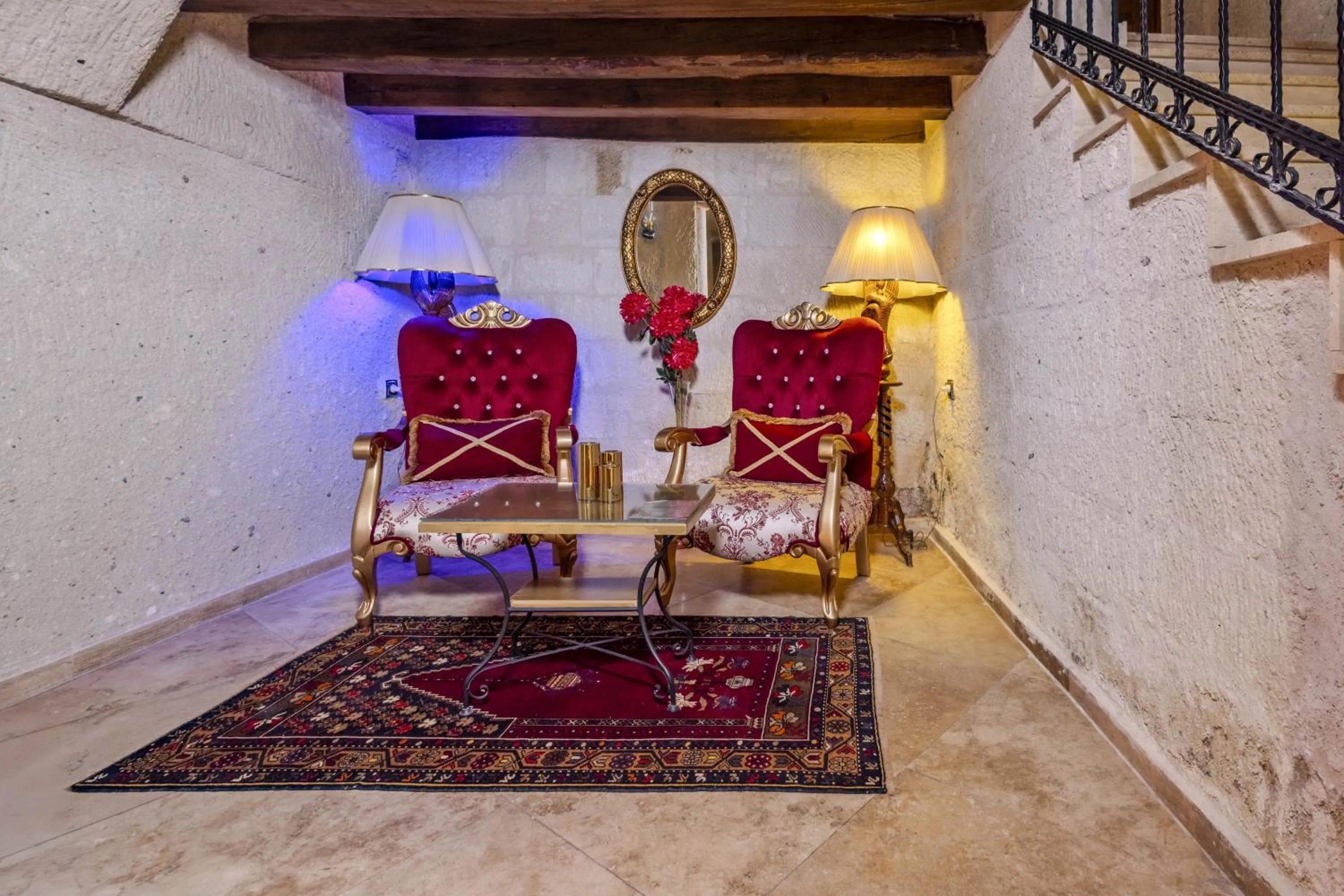 Seating area in Cappadocia Inn Cave Hotel