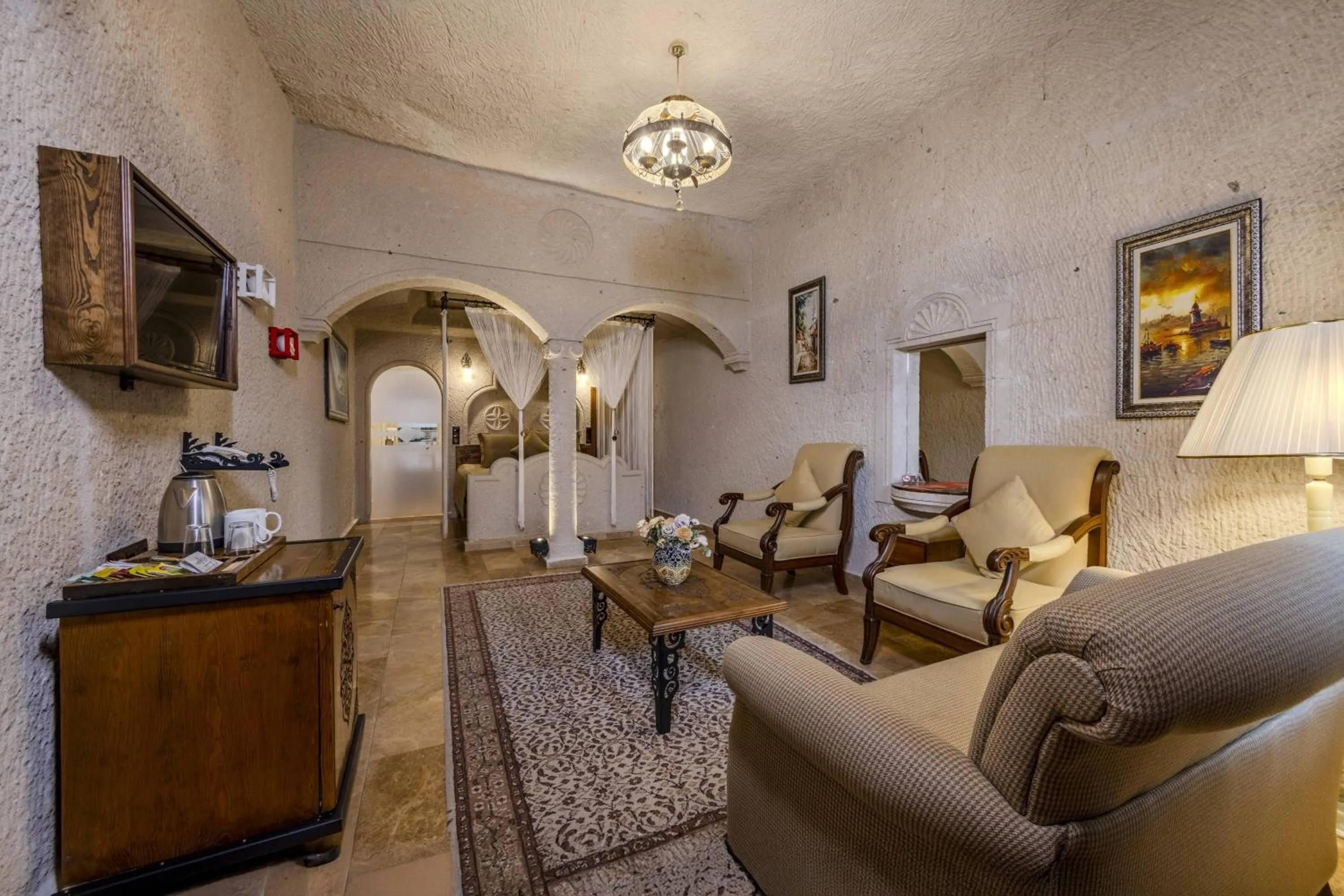 TV and multimedia in Cappadocia Inn Cave Hotel