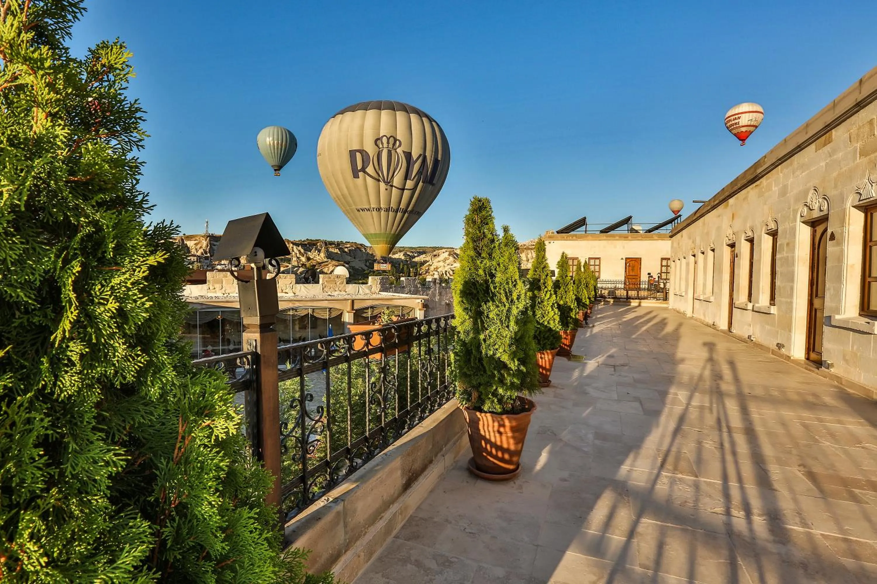 Patio in Cappadocia Inn Cave Hotel