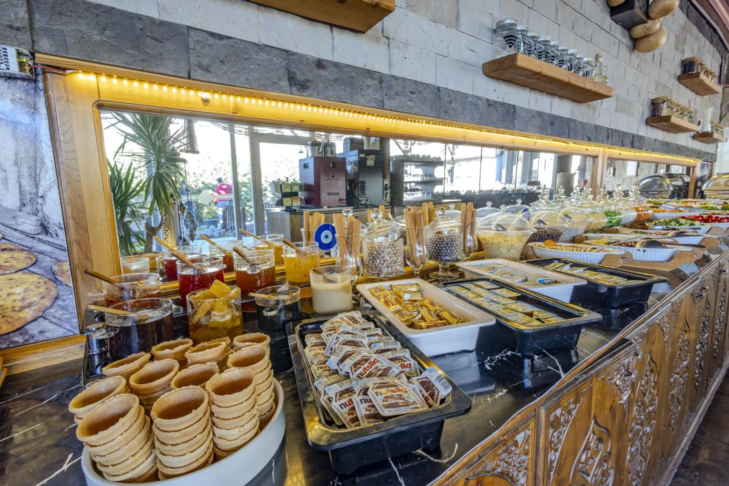 Buffet breakfast in Cappadocia Inn Cave Hotel