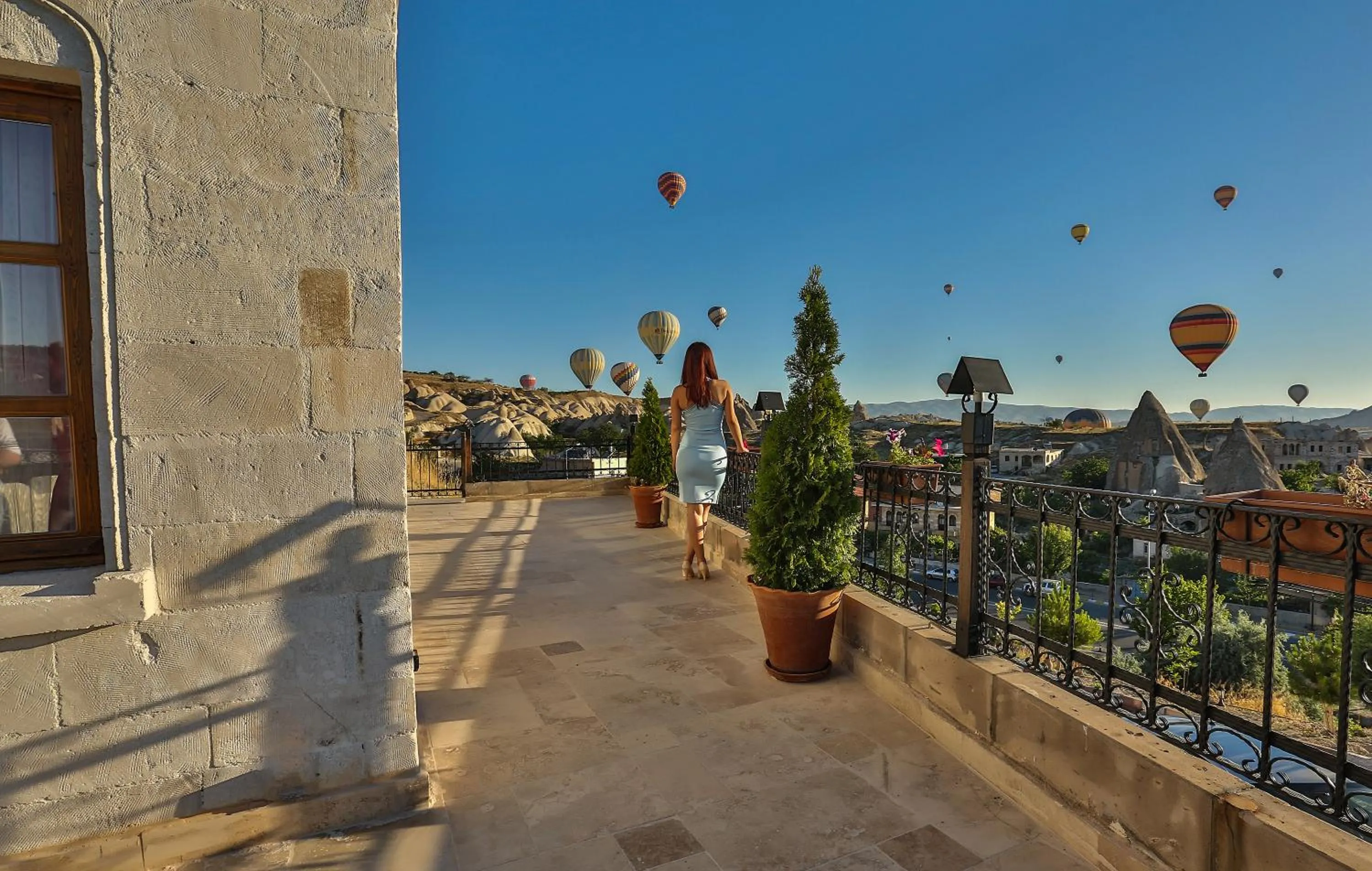Patio in Cappadocia Inn Cave Hotel