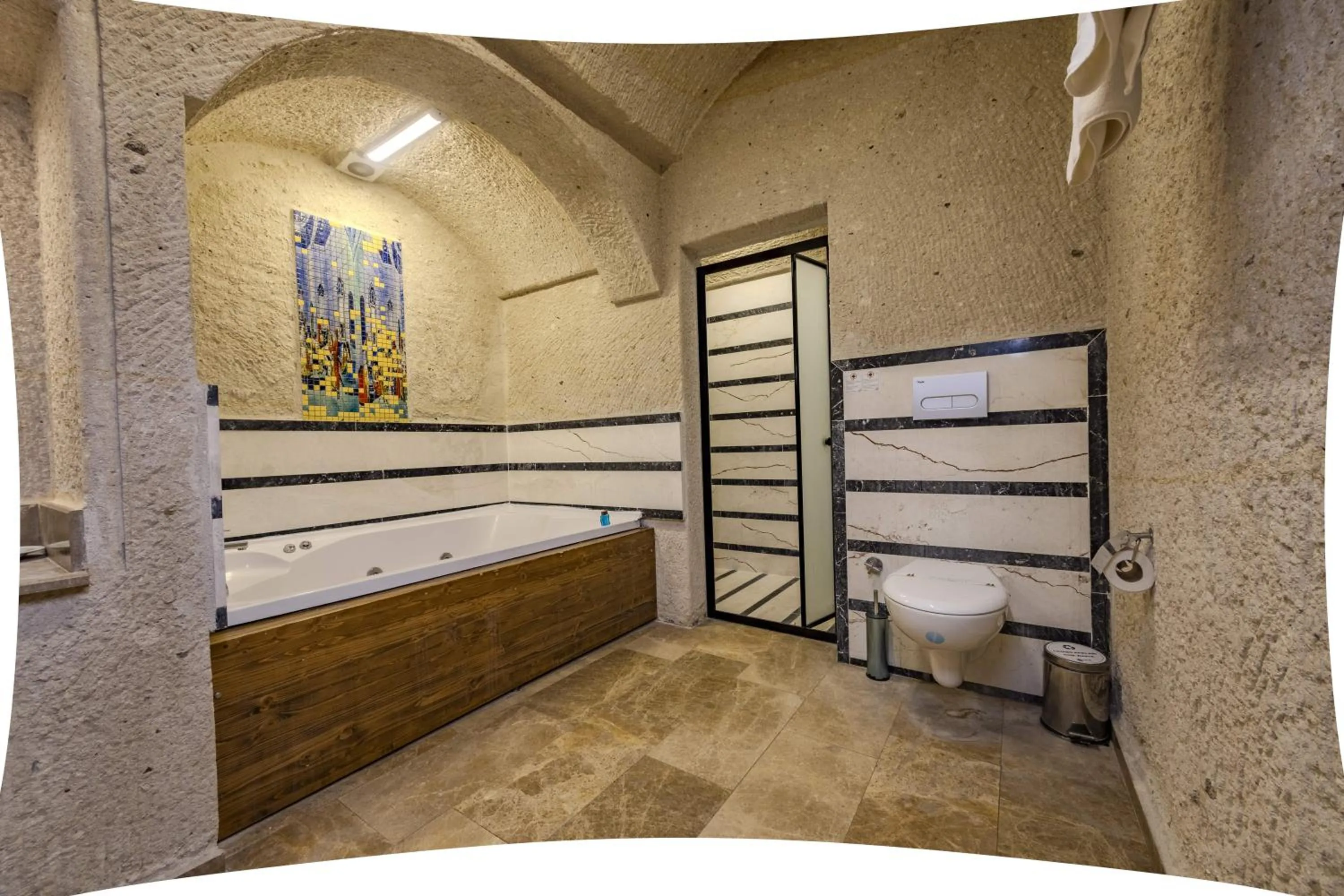 Bathroom, Bed in Cappadocia Inn Cave Hotel