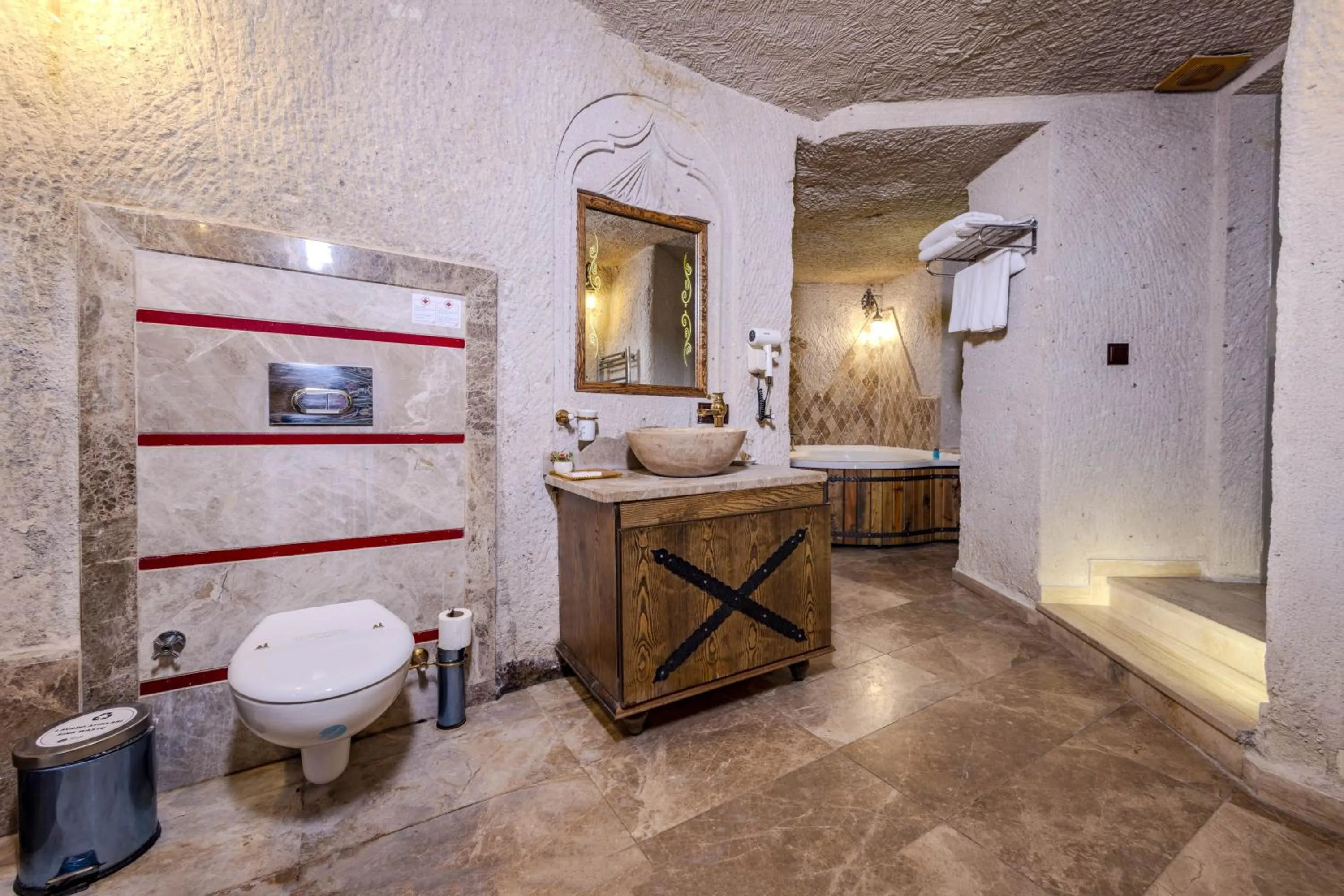Toilet in Cappadocia Inn Cave Hotel