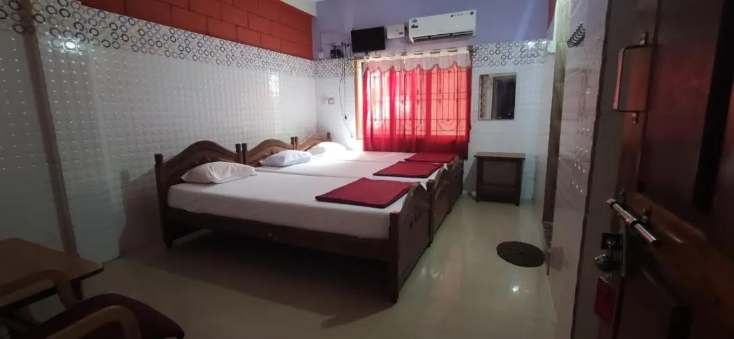 Bedroom, Bed in shree katyayani residency